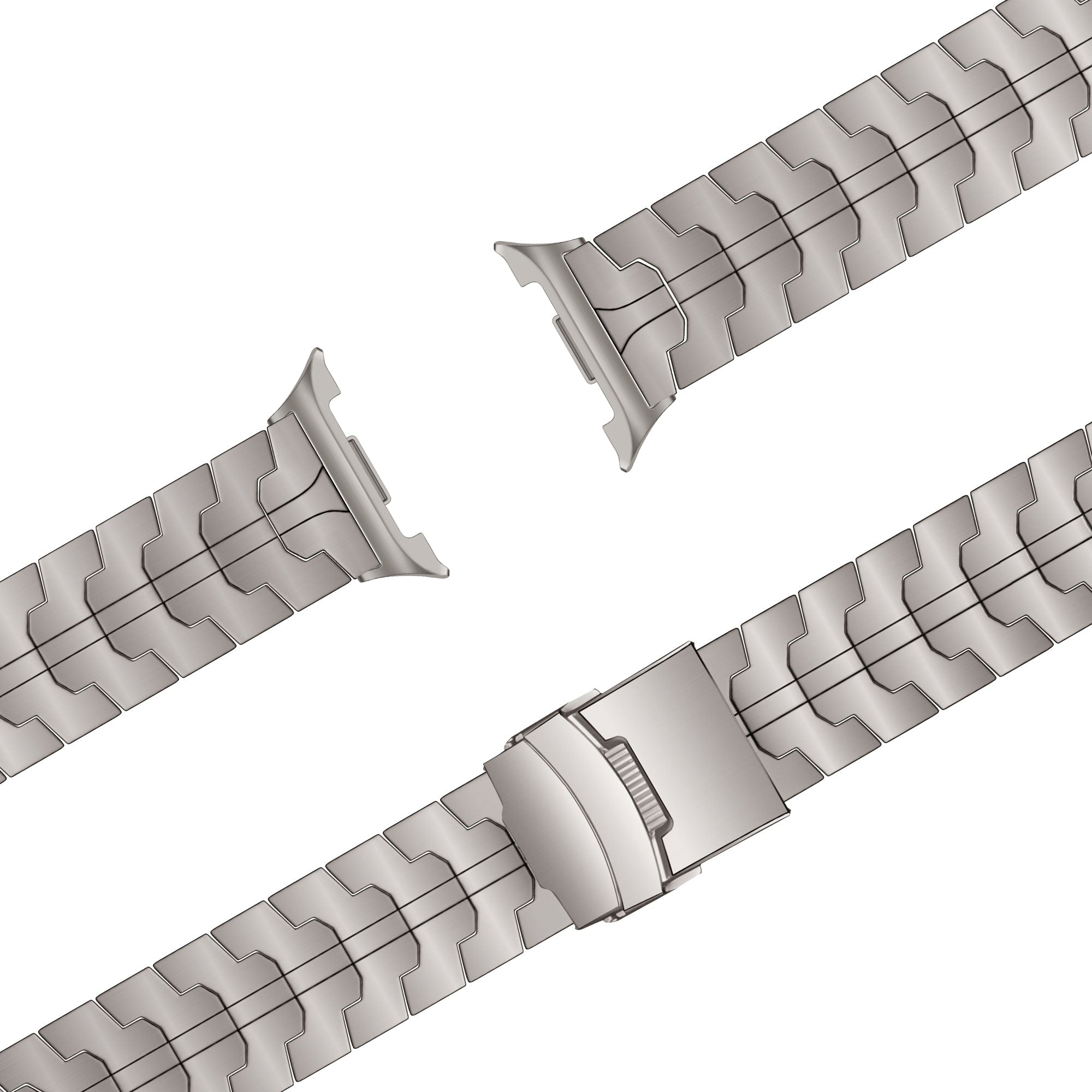 Bandz Bracelet titane 'Iron' Samsung Galaxy Watch 8 - 44mm (titane)