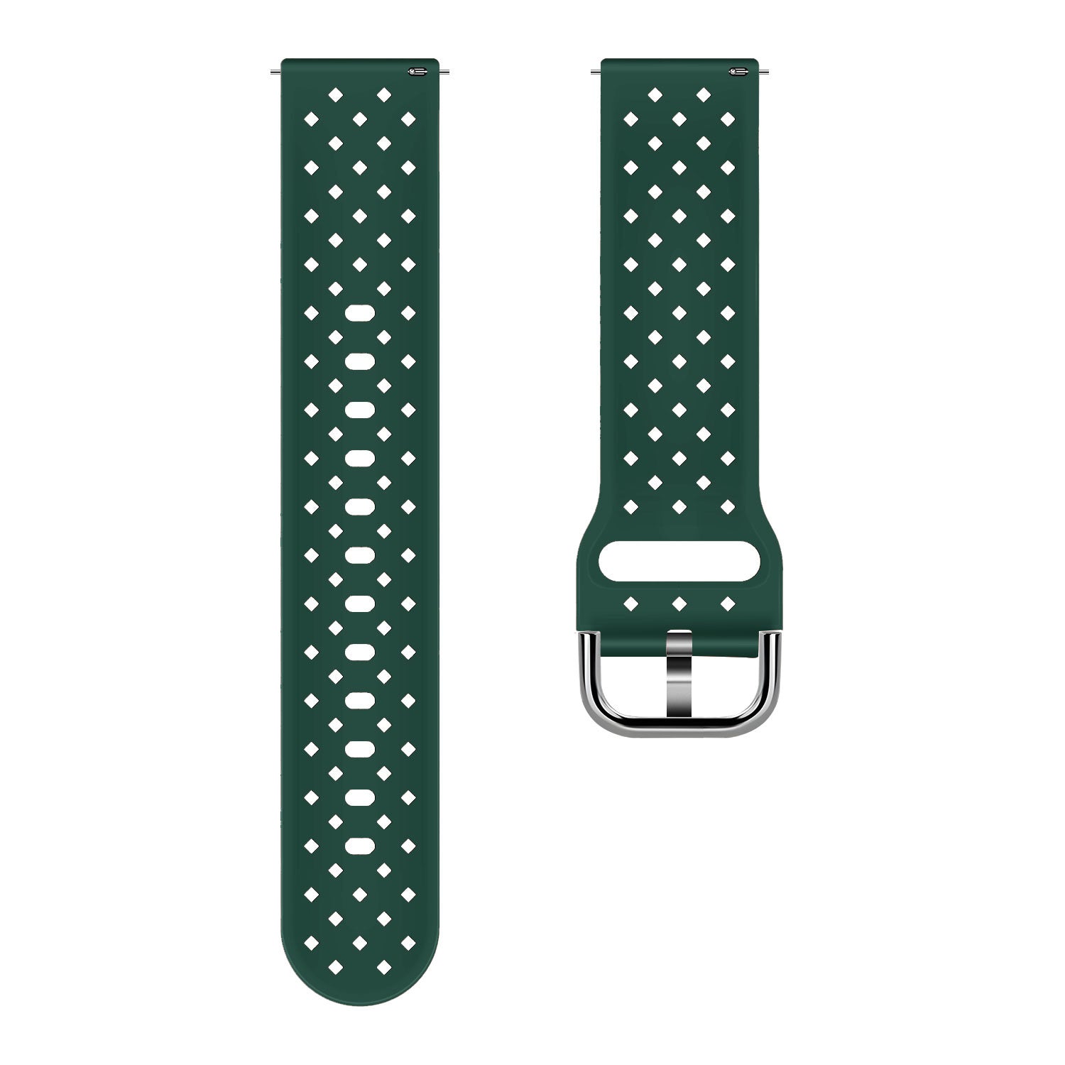 Amazfit Active 2 Braided Silicone Strap (Dark Green)
