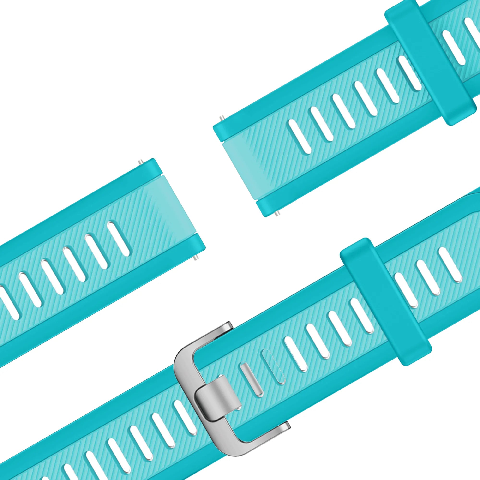 Bandz Garmin Vivomove Trend Dual Buckled Sport Strap (Aqua)