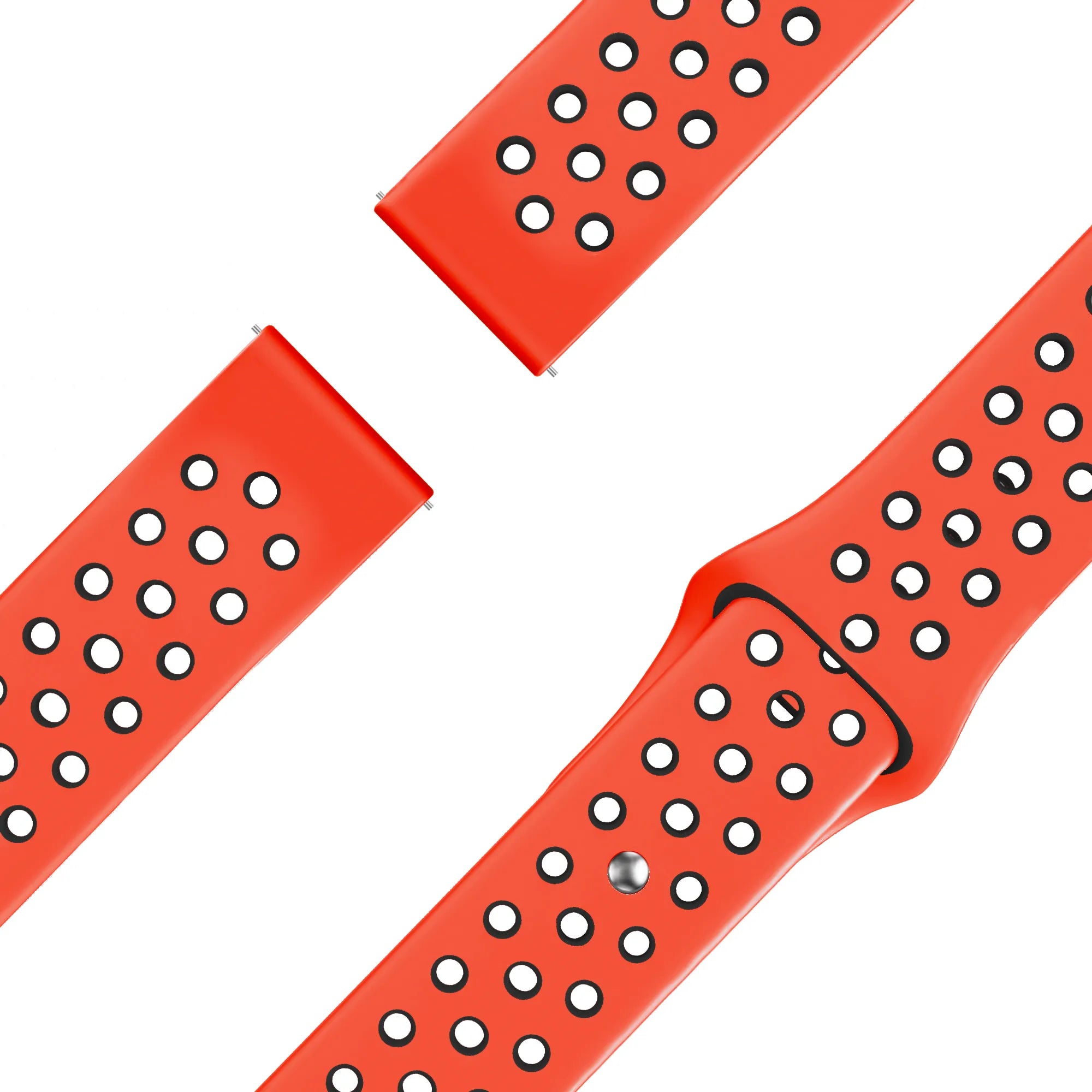 Bandz Bracelet sport 'Deluxe' Garmin Vivomove 3 (rouge/noir)