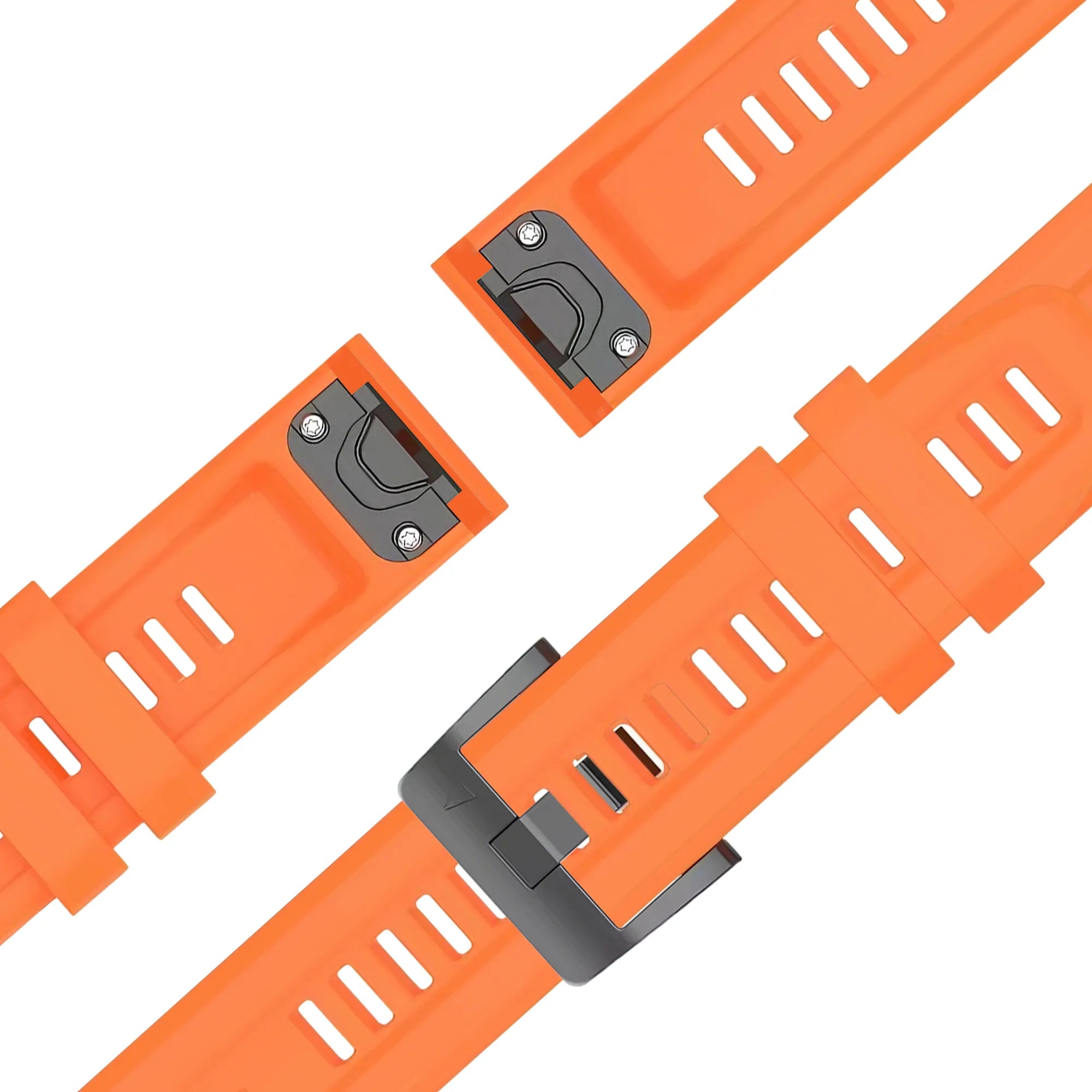 Bandz Bracelet silicone 'Classic' Garmin Approach S70 - 42mm (orange)