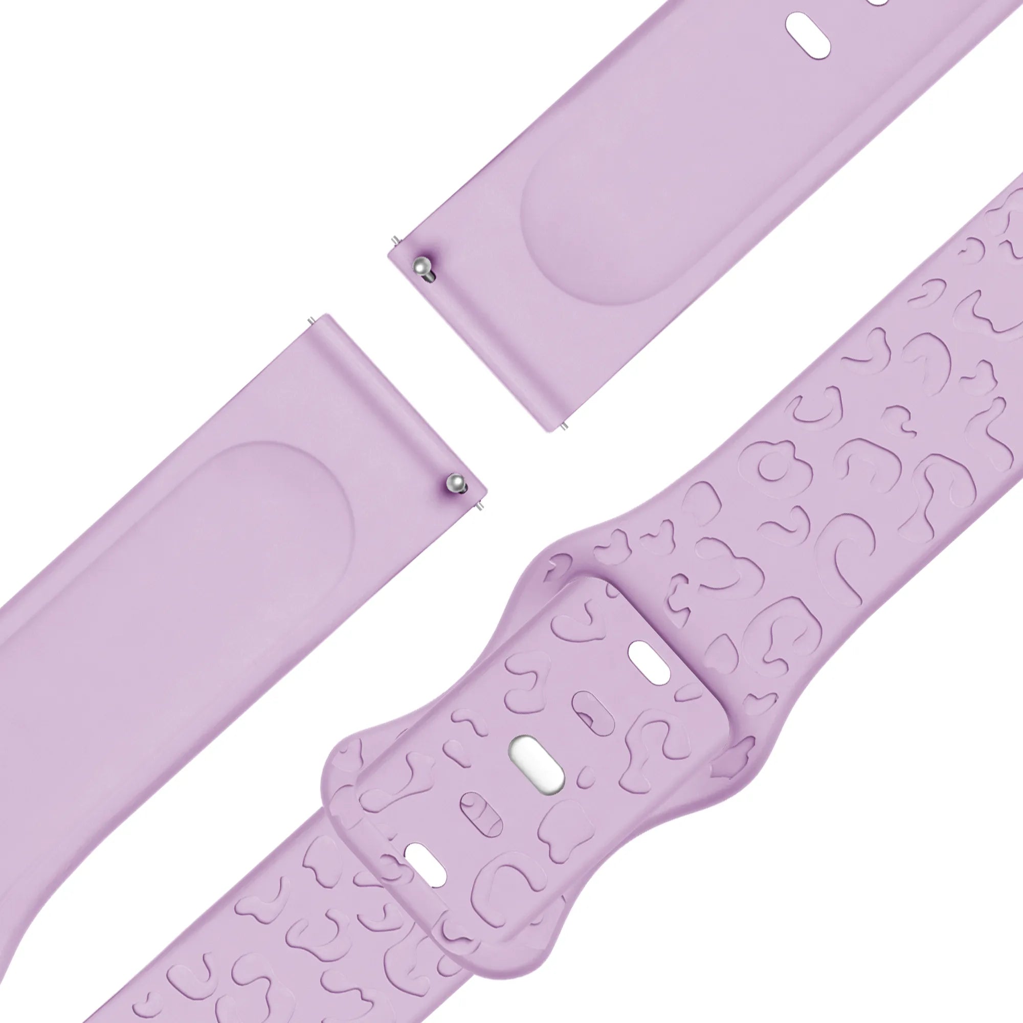 Bandz Bracelet silicone 'Léopard' Garmin Bounce 2 (mauve)