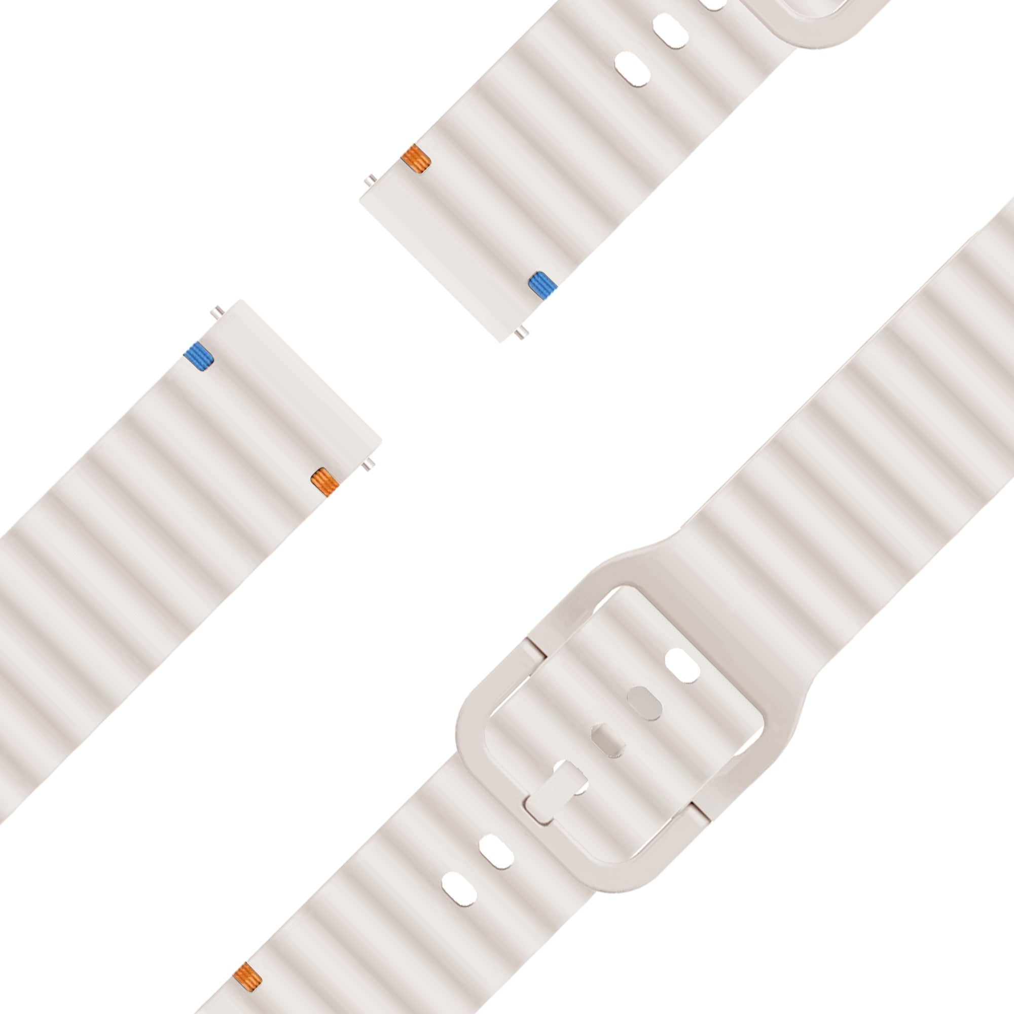 Bandz Bracelet silicone ondulé Garmin Bounce 2 (lumière stellaire)