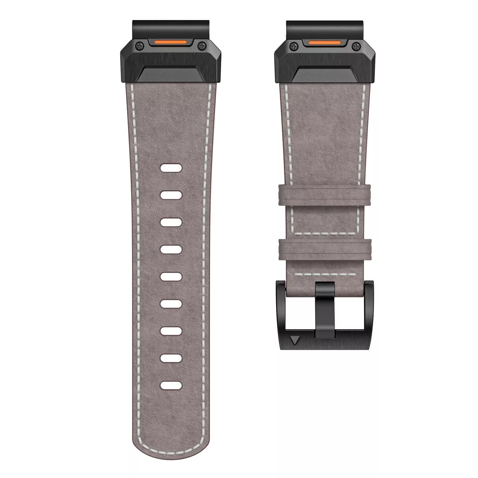 Bracelet en cuir authentique Garmin Forerunner 745 (gris)