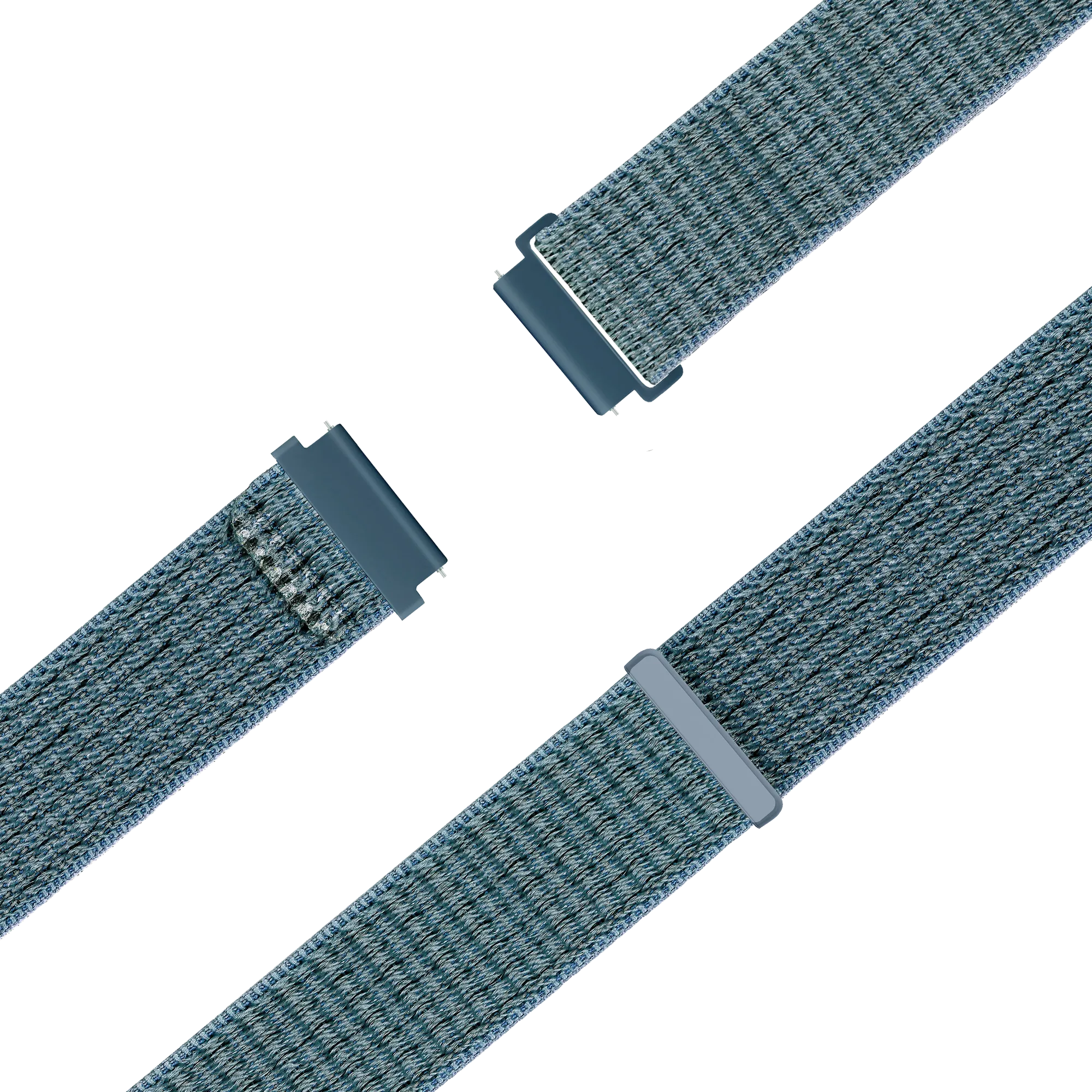 Bandz Garmin Vivoactive 4s Nylon Loop Strap (Green-Grey)