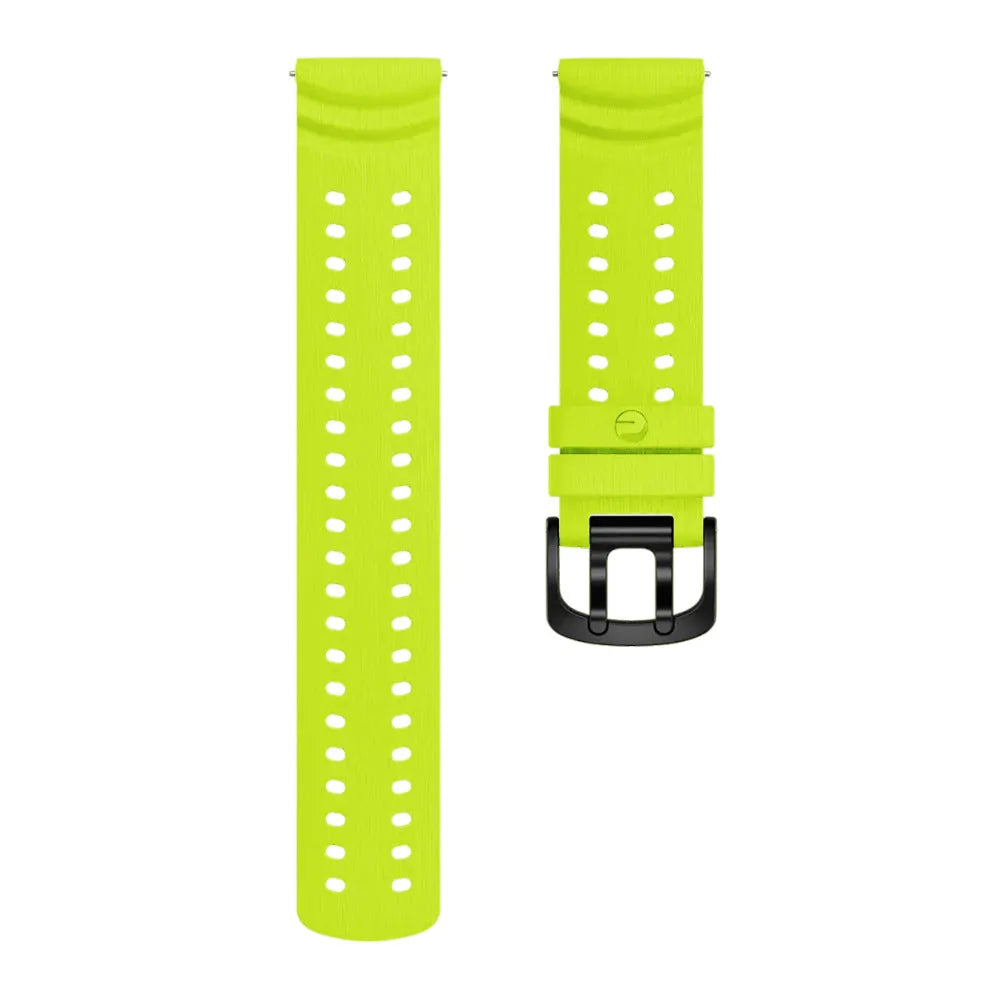 Polar Vantage M Silicone Grain Strap (Lime)