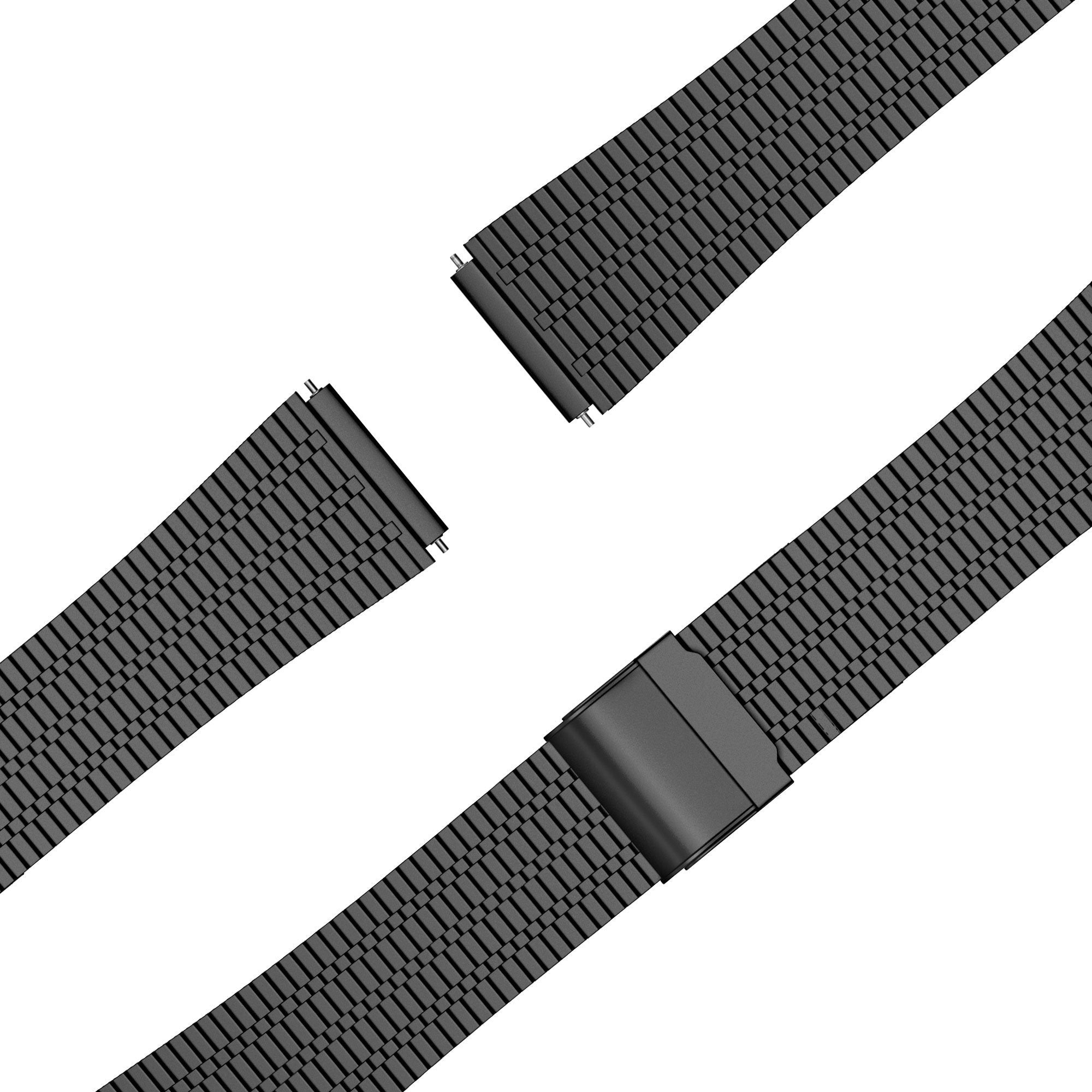 Bandz Bracelet acier ajustable Huawei Watch GT 7 - 46mm (noir)
