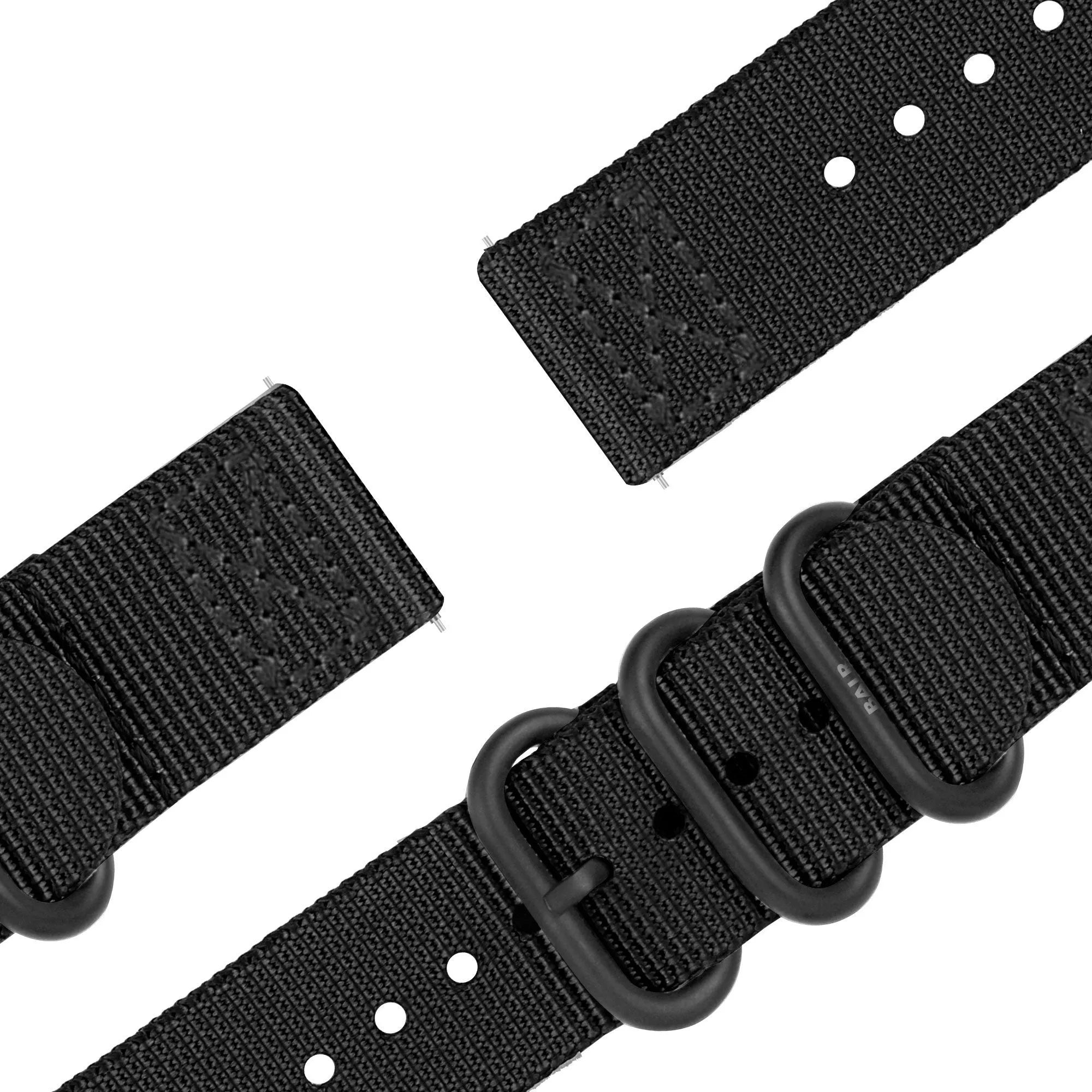 BALR Bracelet nylon avec boucle Fossil Gen 5e 44mm (noir)