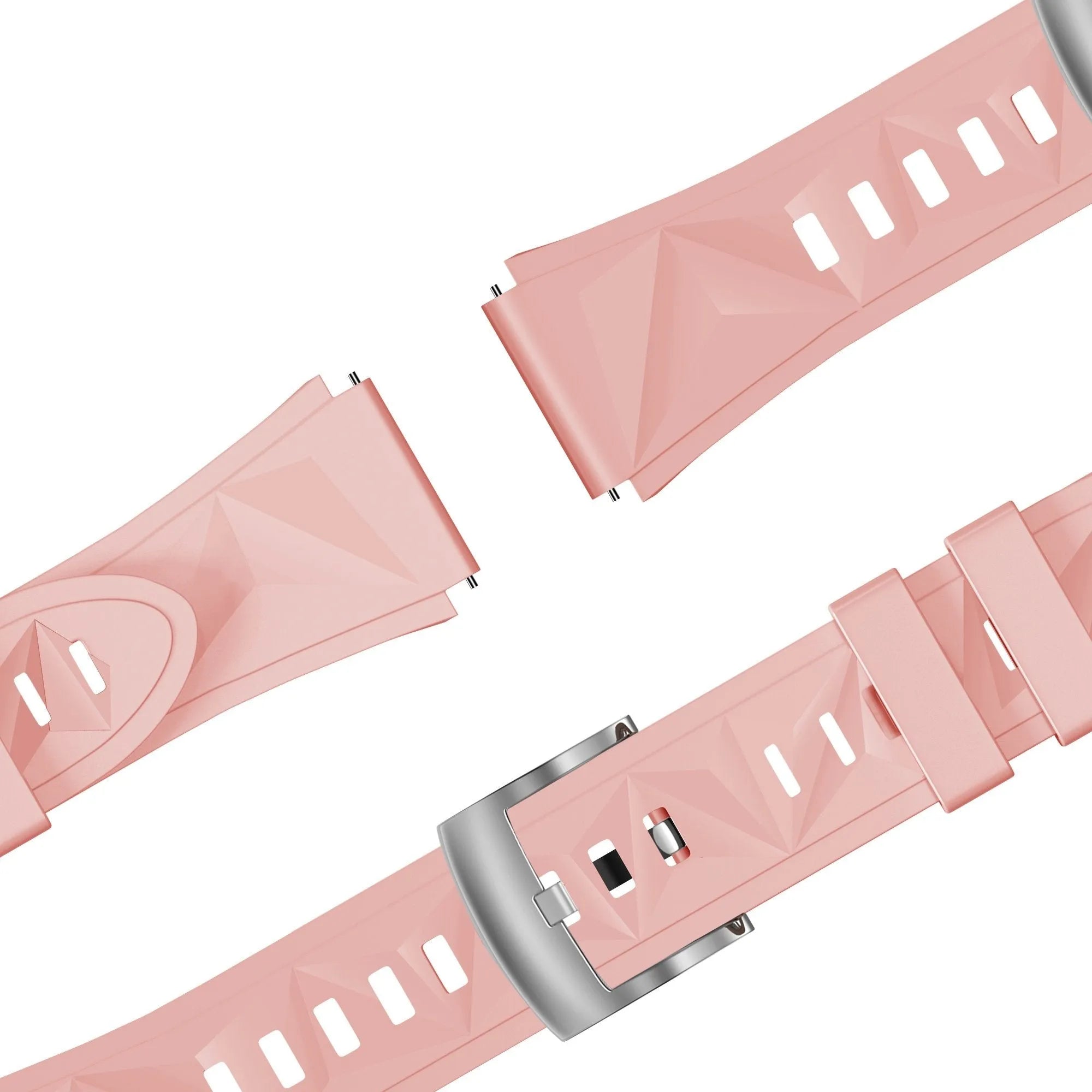 Bandz Bracelet silicone 'Easy Fit' Fossil Gen 5e - 42mm (rose)