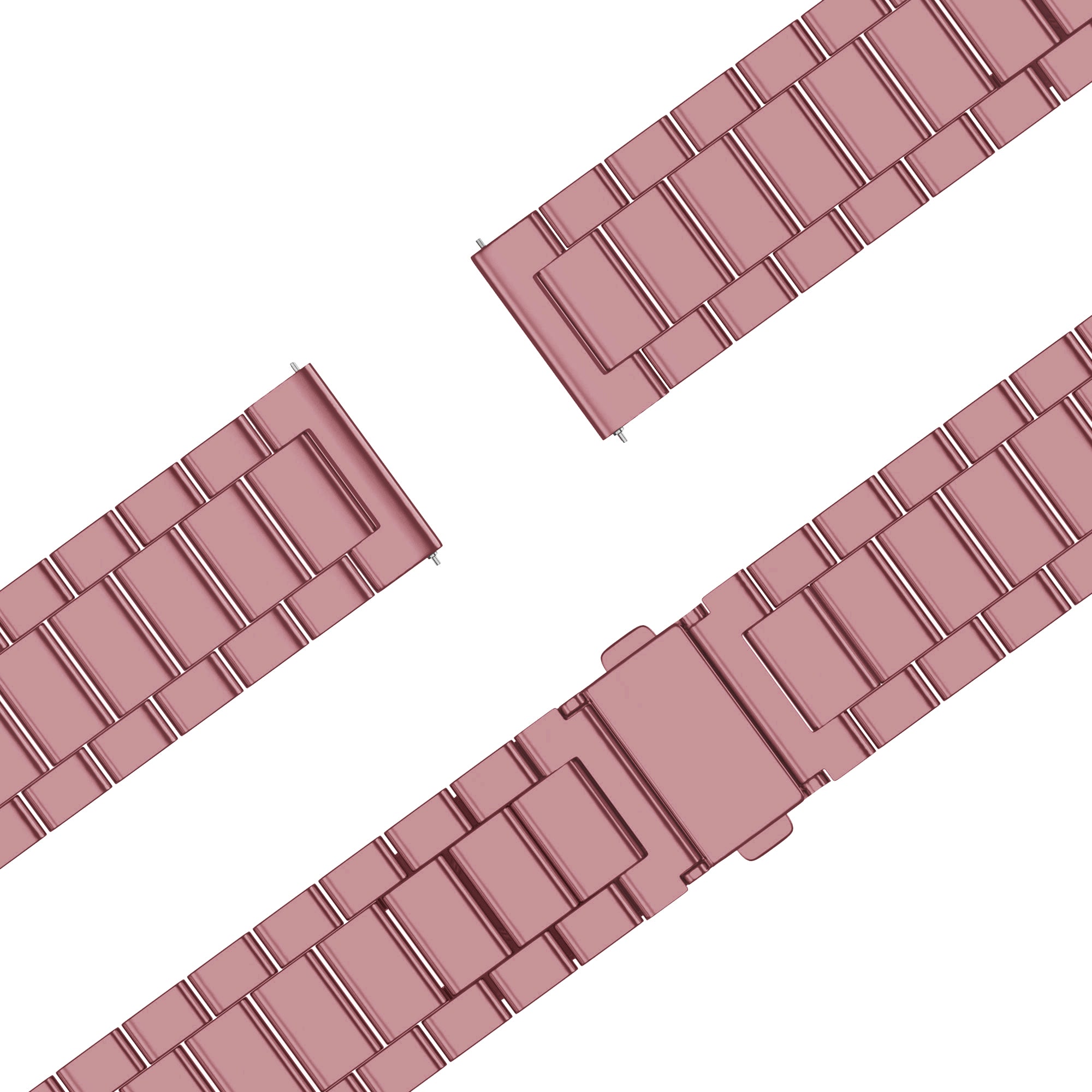 Bandz Bracelet acier 'Classic' Garmin Vivoactive 4s (rose)