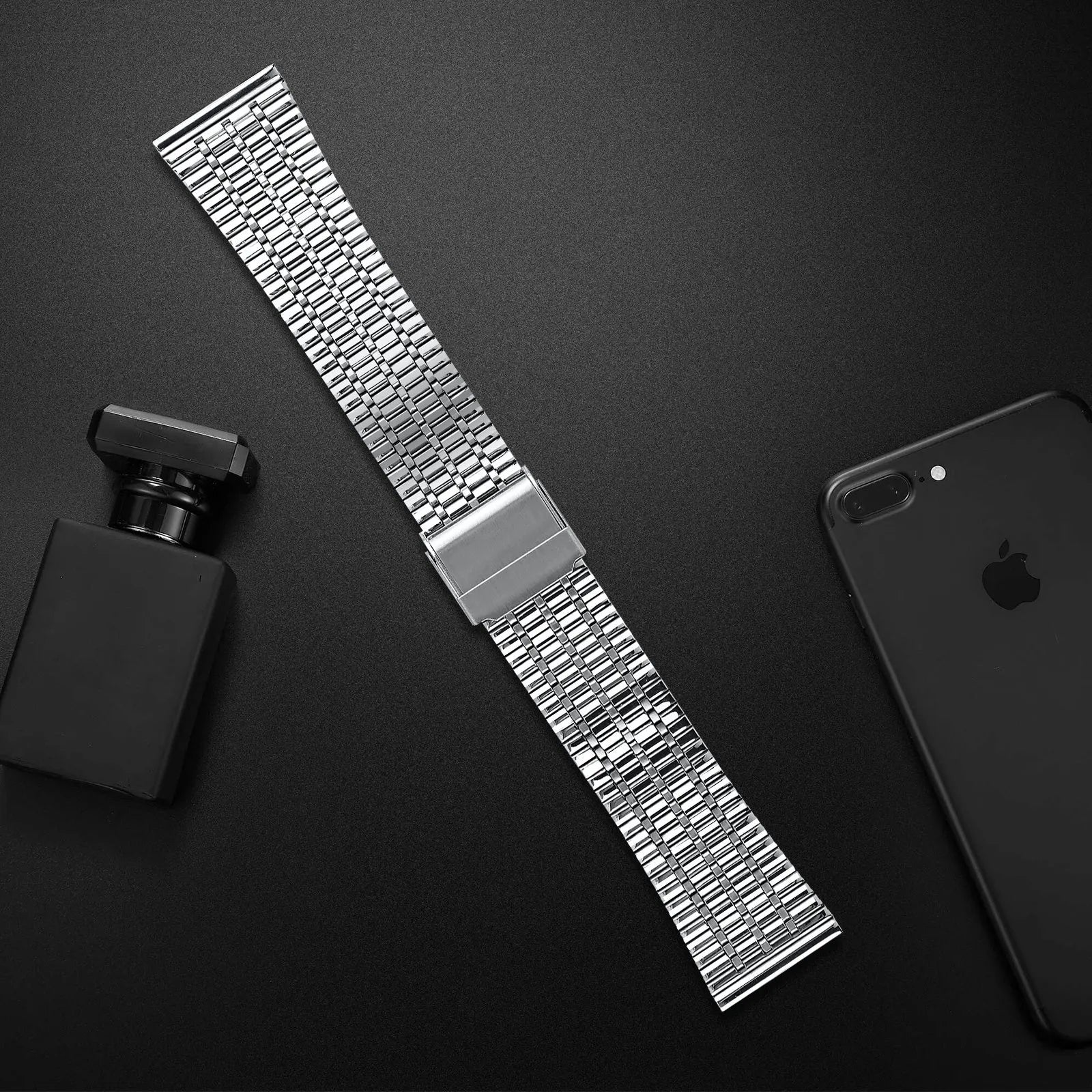 Bracelet acier fine Amazfit Bip 3 (Pro) (argent)