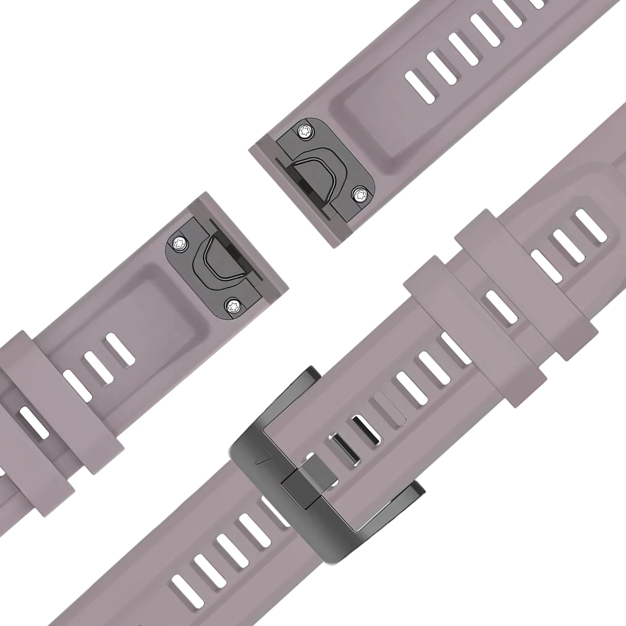 Bandz Bracelet silicone 'Classic' Garmin Fenix 7s (lavande gris)