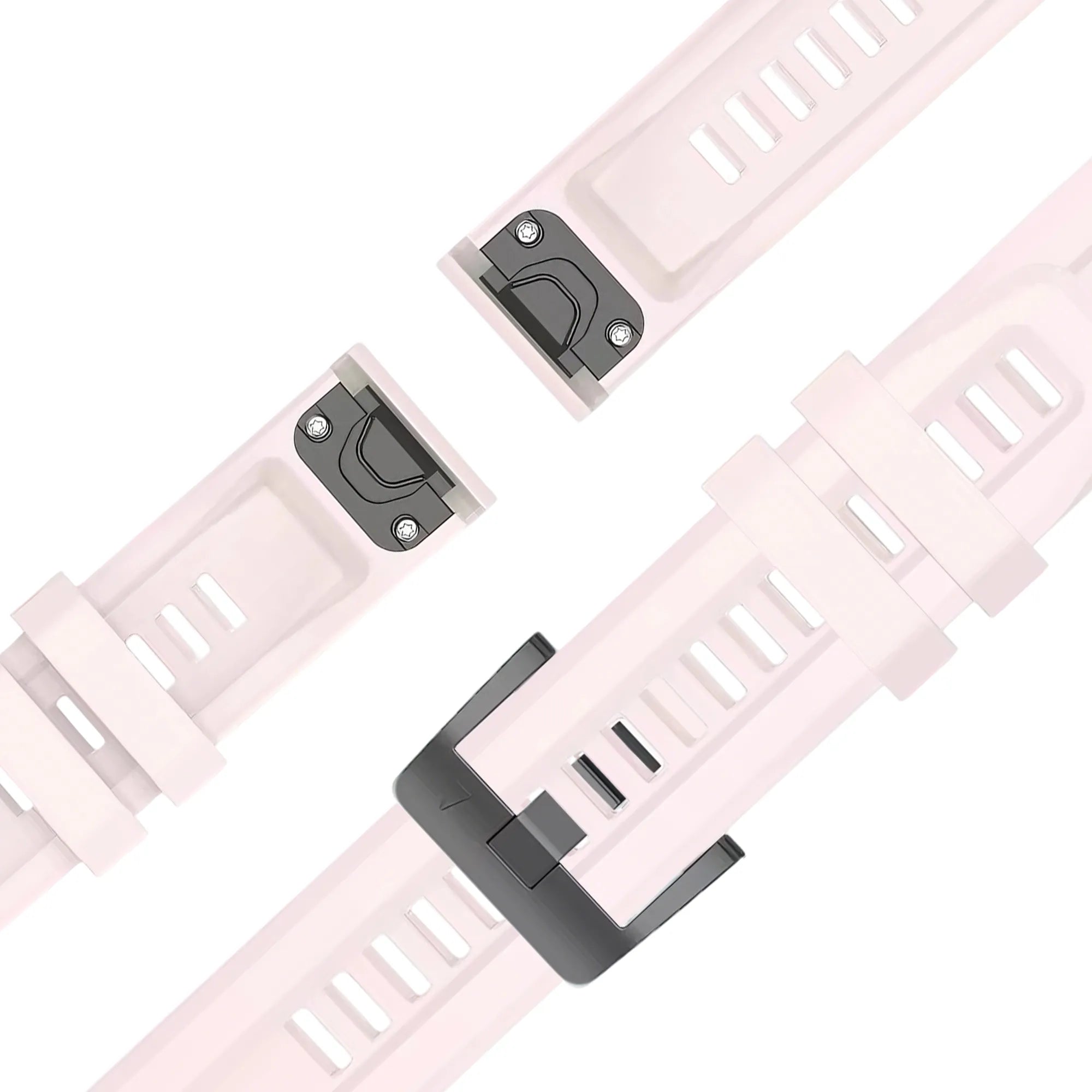Bandz Bracelet silicone 'Classic' Garmin Approach S70 - 42mm (rose clair)