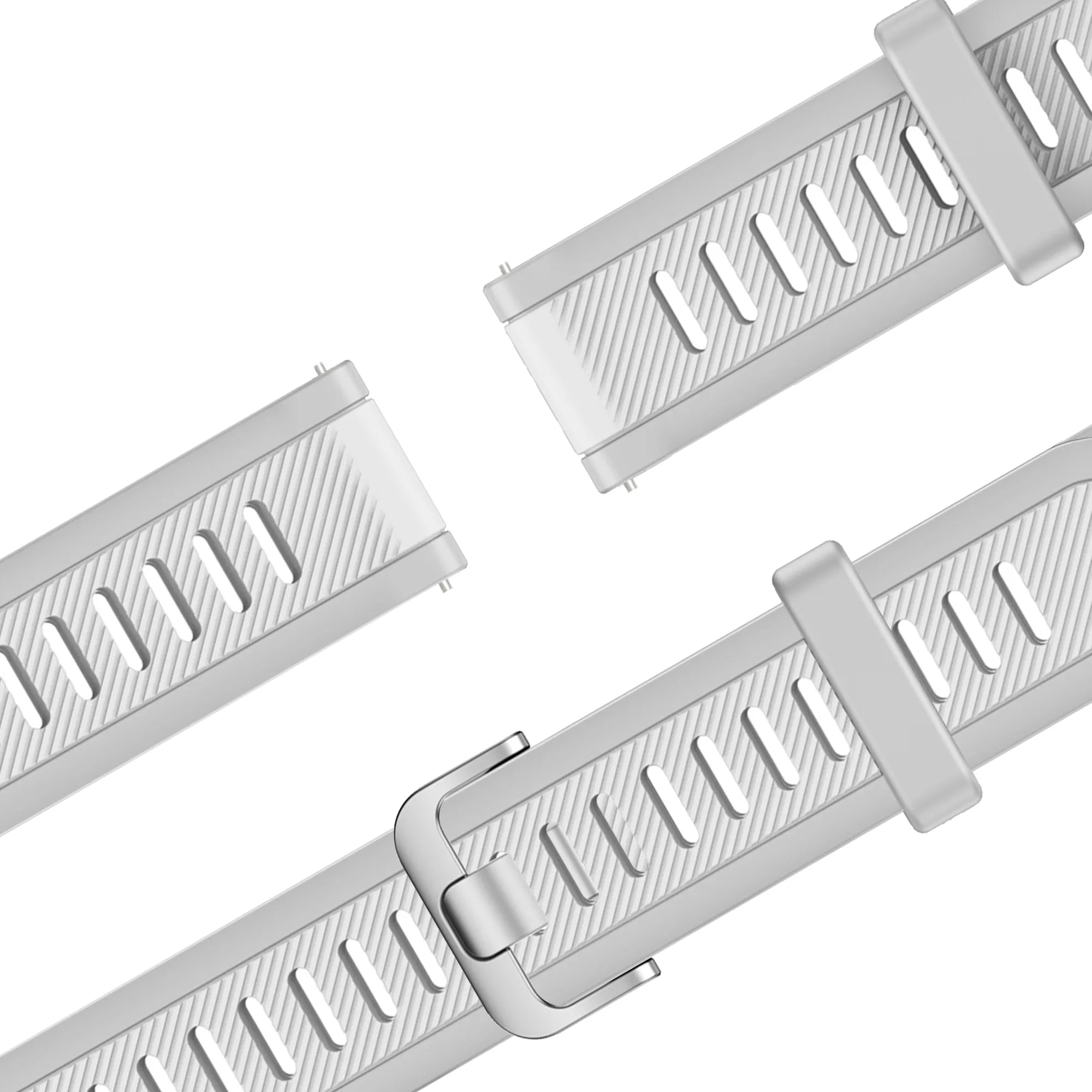 Bandz Bracelet dual sport avec boucle Garmin D2 Air X15 (gris)