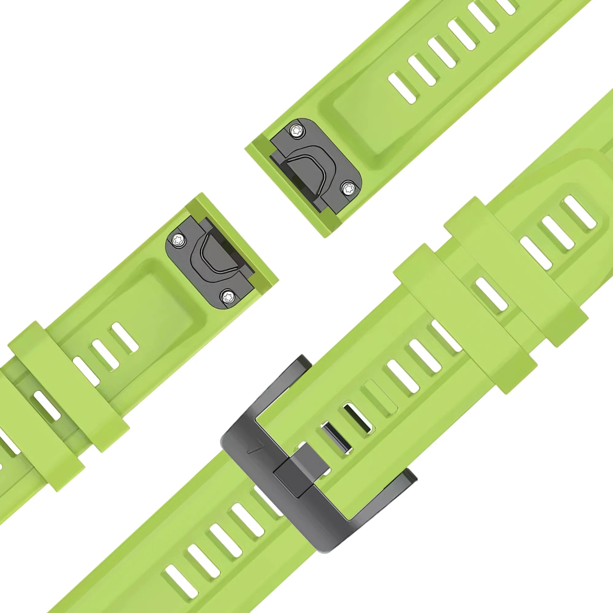 Bandz Bracelet silicone 'Classic' Garmin Enduro 1 / 2 / 3 (verte clair)