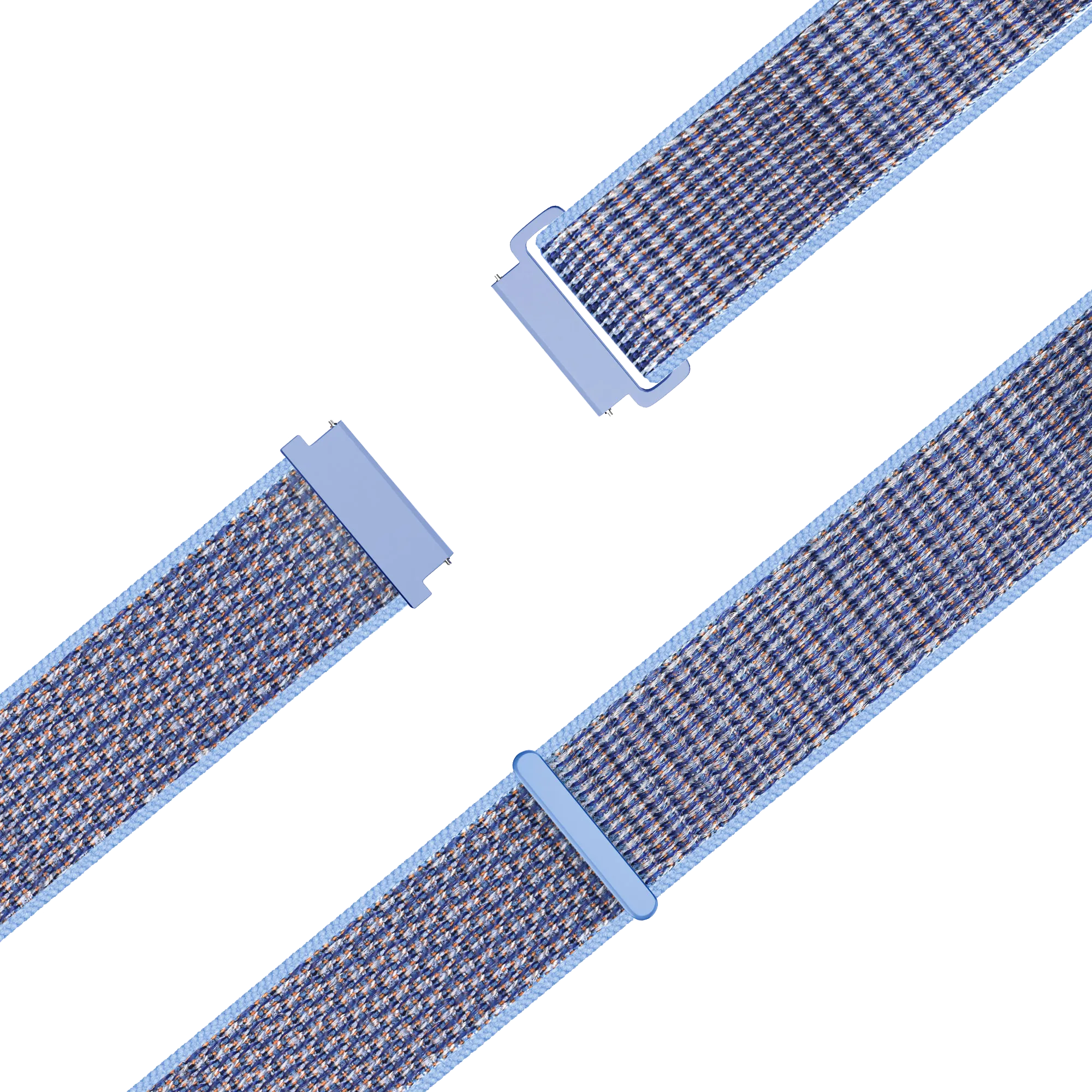 Bandz Bracelet nylon à boucle Garmin Forerunner 70 (bleu azur)