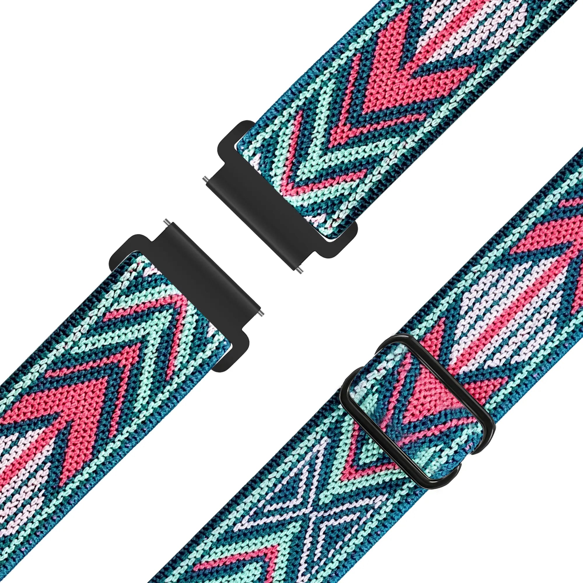 Bandz Bracelet nylon élastique Garmin Vivoactive 4s (mélange de bleu)