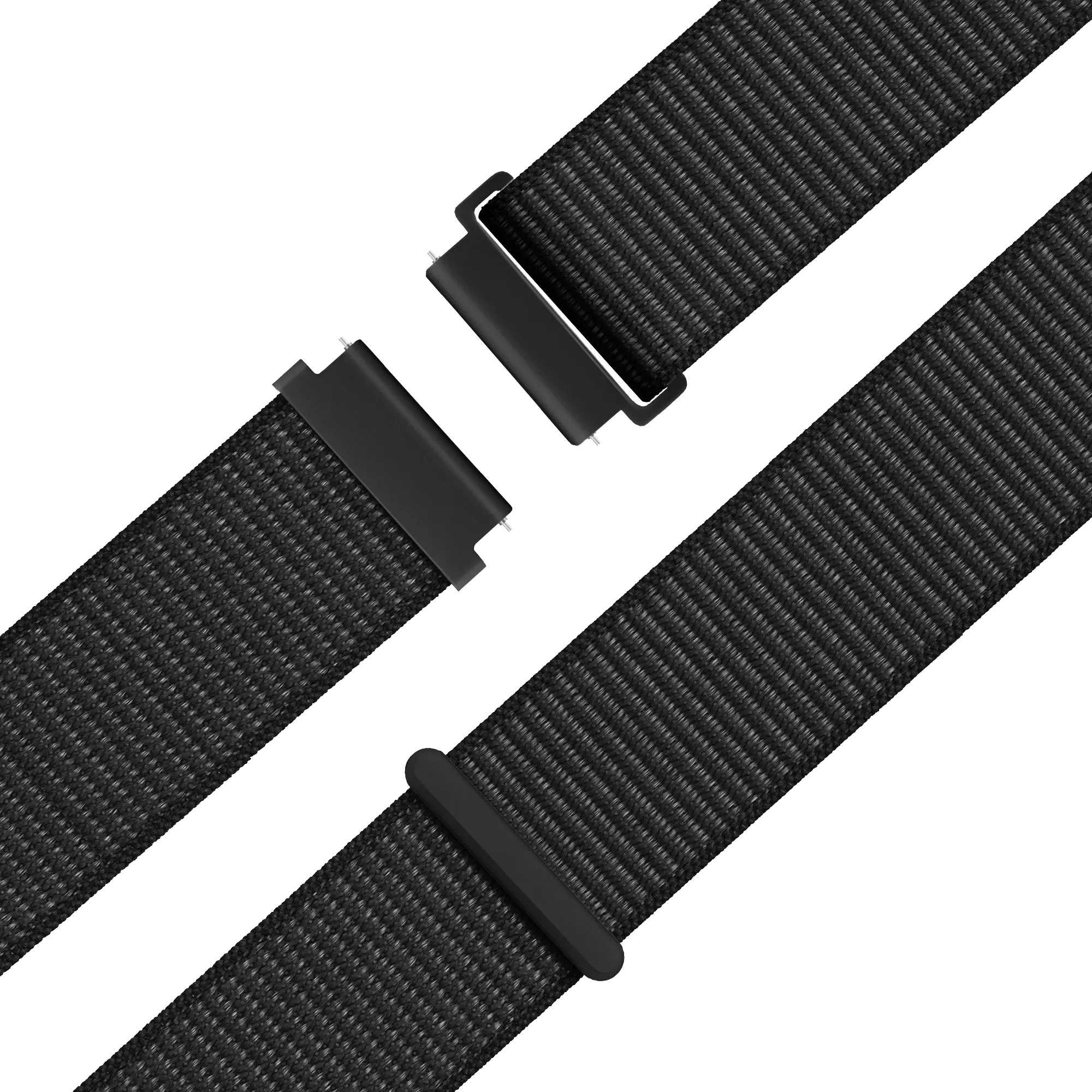 Bandz Bracelet nylon à boucle Garmin Forerunner 70 (noir)