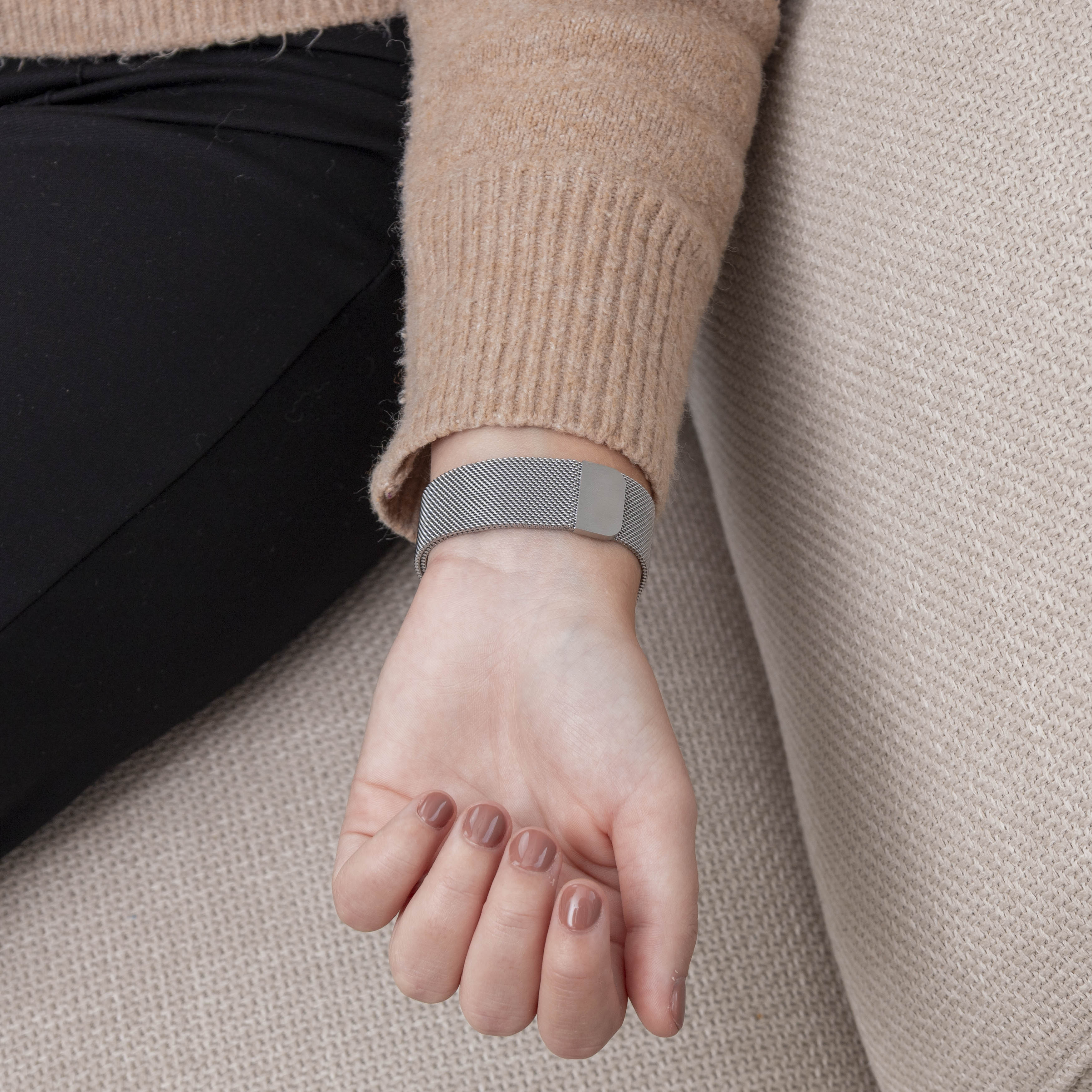 Bracelet milanais Google Pixel Watch 4 - 41mm (argent)
