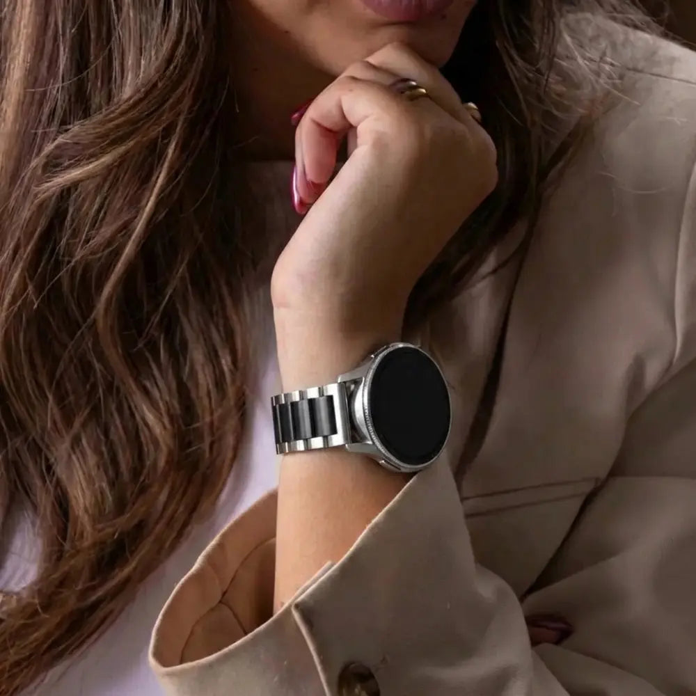 Bracelet acier Huawei Watch GT 7 Pro (argent/noir)