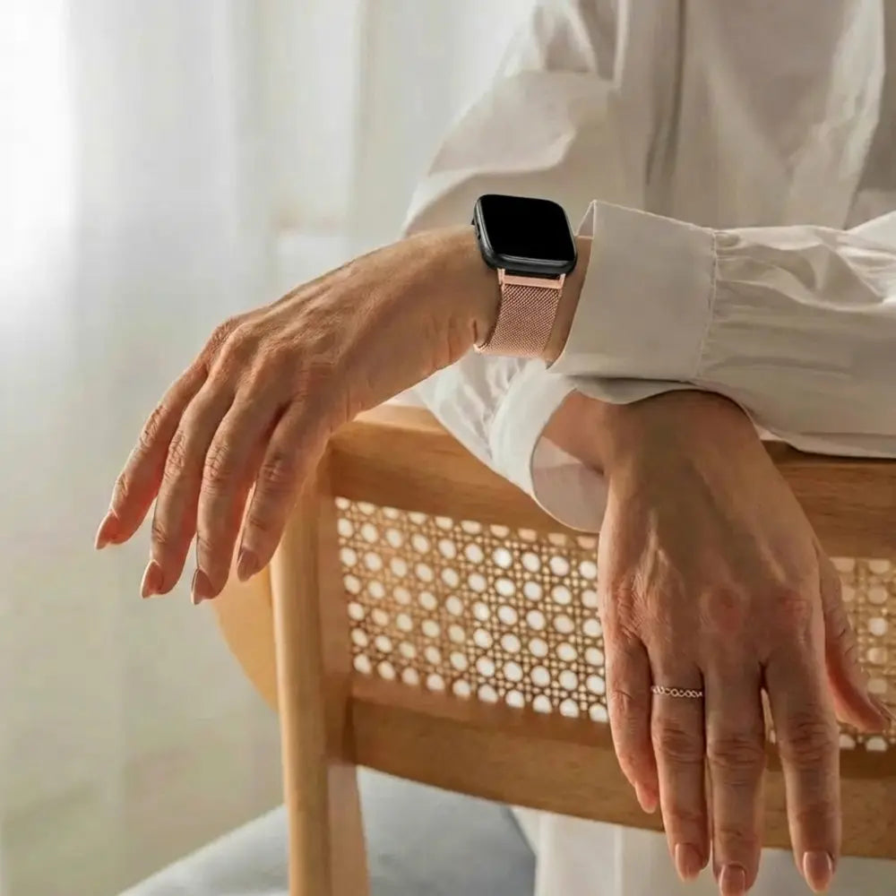 Bracelet Milanais Xiaomi Smart Band 9 Pro (or rose)