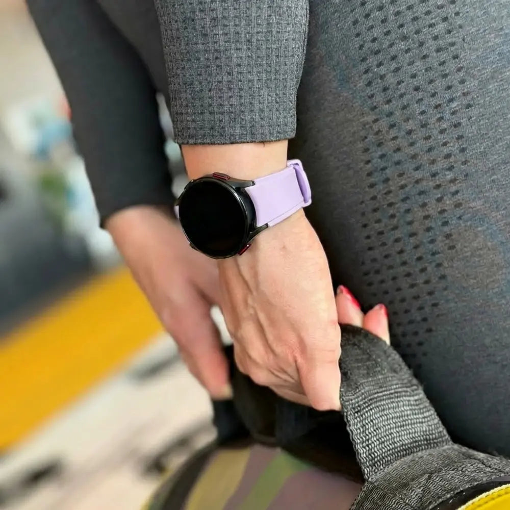 Bracelet silicone Samsung Galaxy Watch 7 - 40mm (lilas)