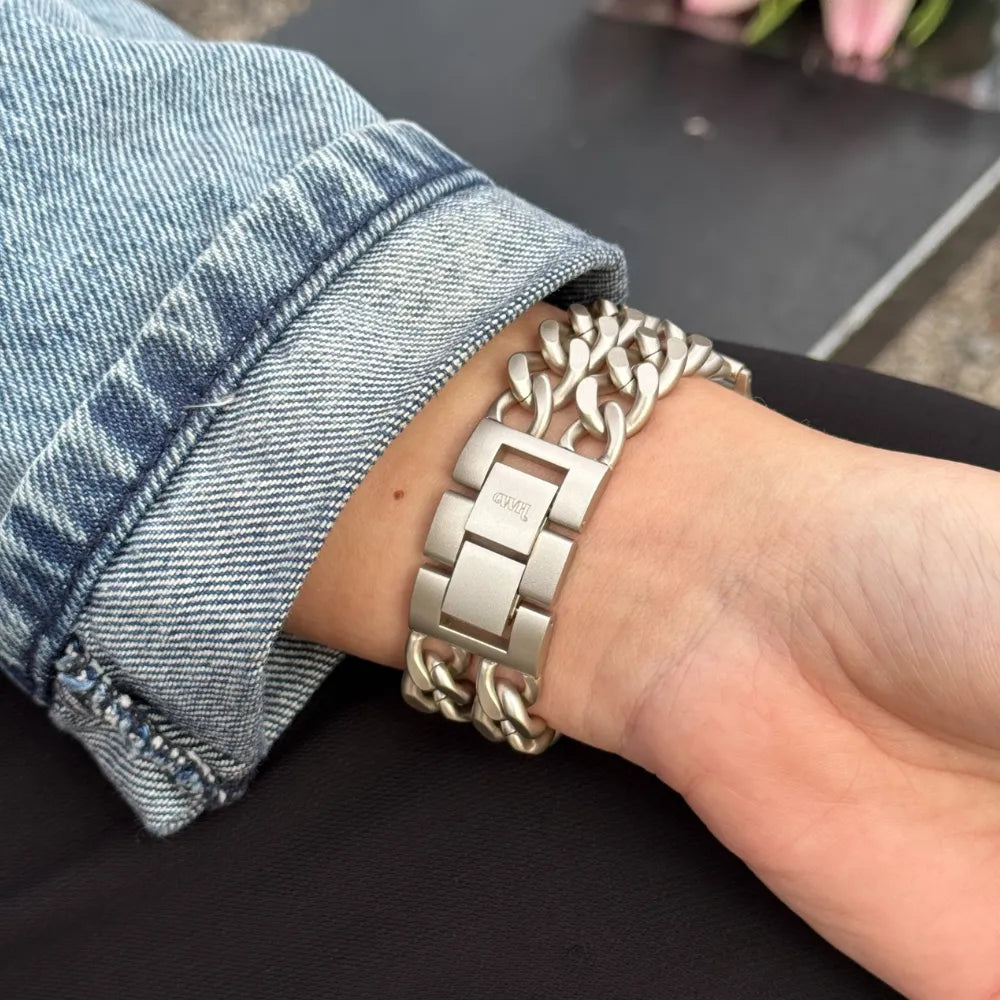 xoxo Wildhearts Bracelet acier Apple Watch - Chain strap (starlight) - 38/40/41/42mm