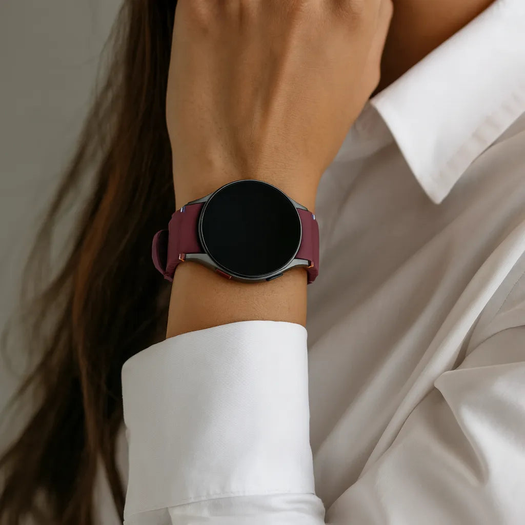 Samsung Galaxy Watch 5 44mm Wave Strap (Wine Red)