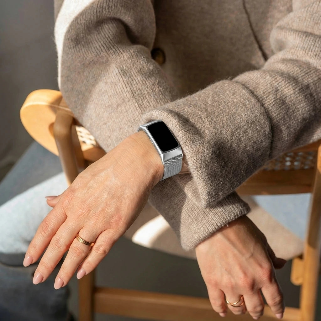 Bracelet Milanais Fitbit Charge 6 (argent)