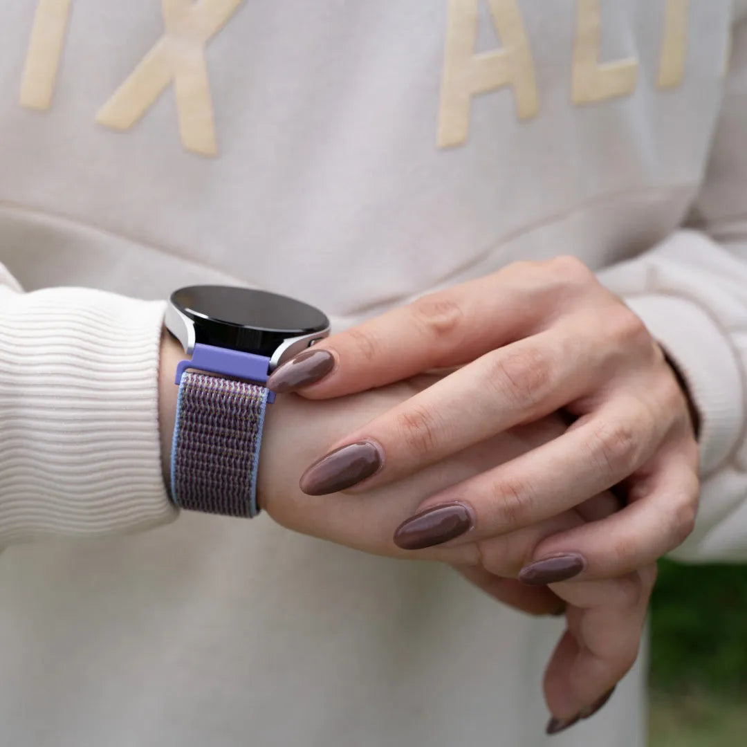 Gard Pro Health 4 smartwatch Nylon Strap (Lilac)