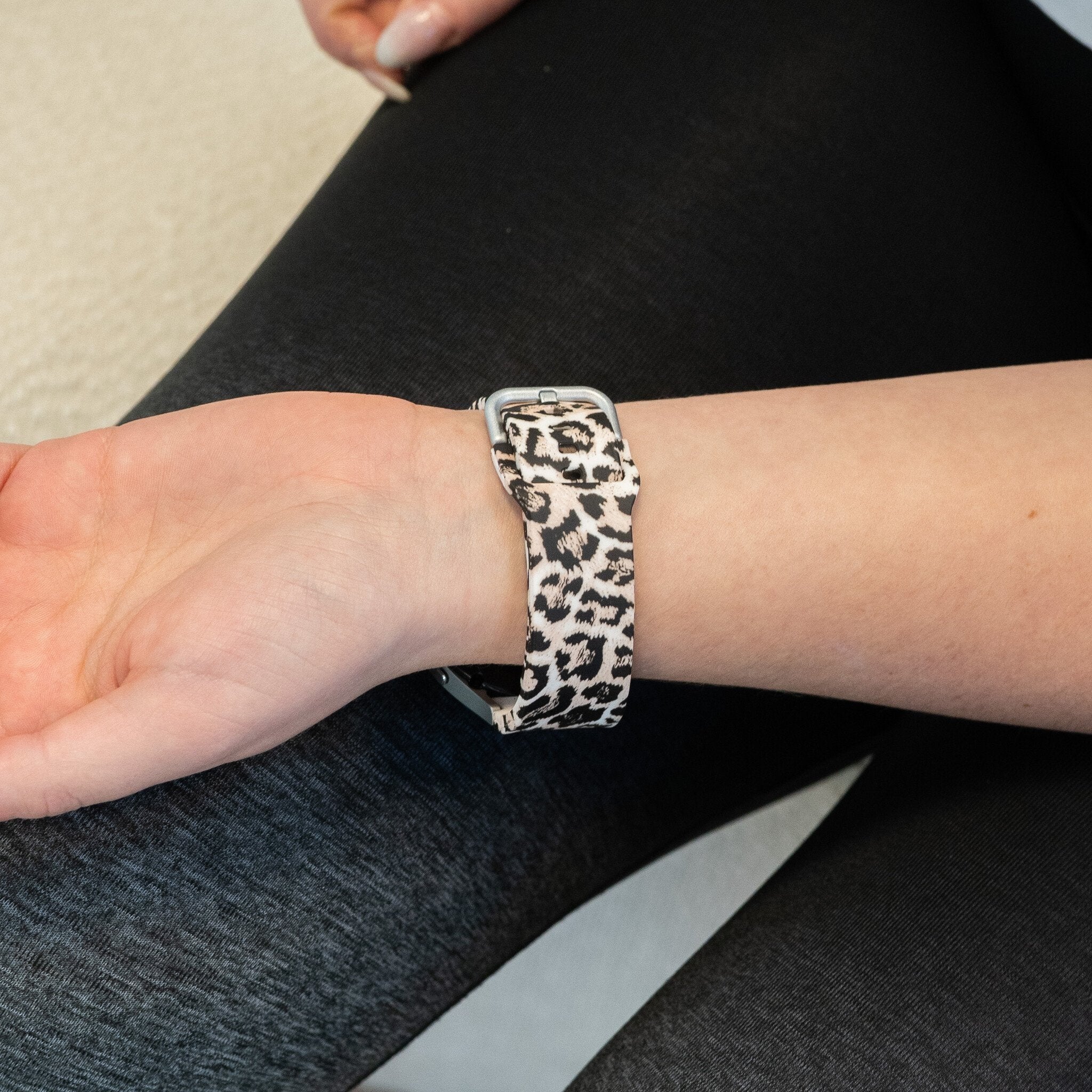 Silicone Patterned Strap, lifestyle photo
