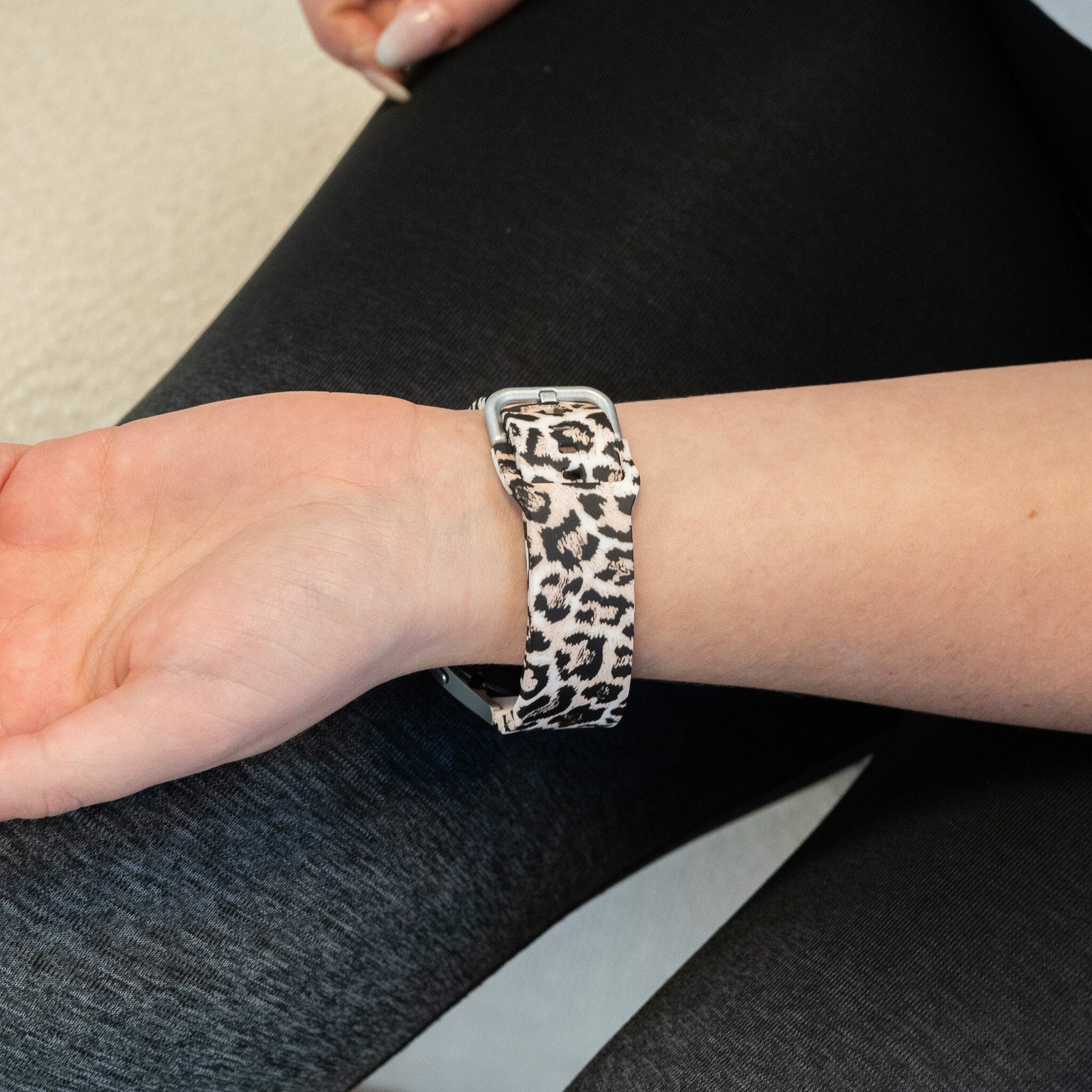 Silicone Patterned Strap, lifestyle photo