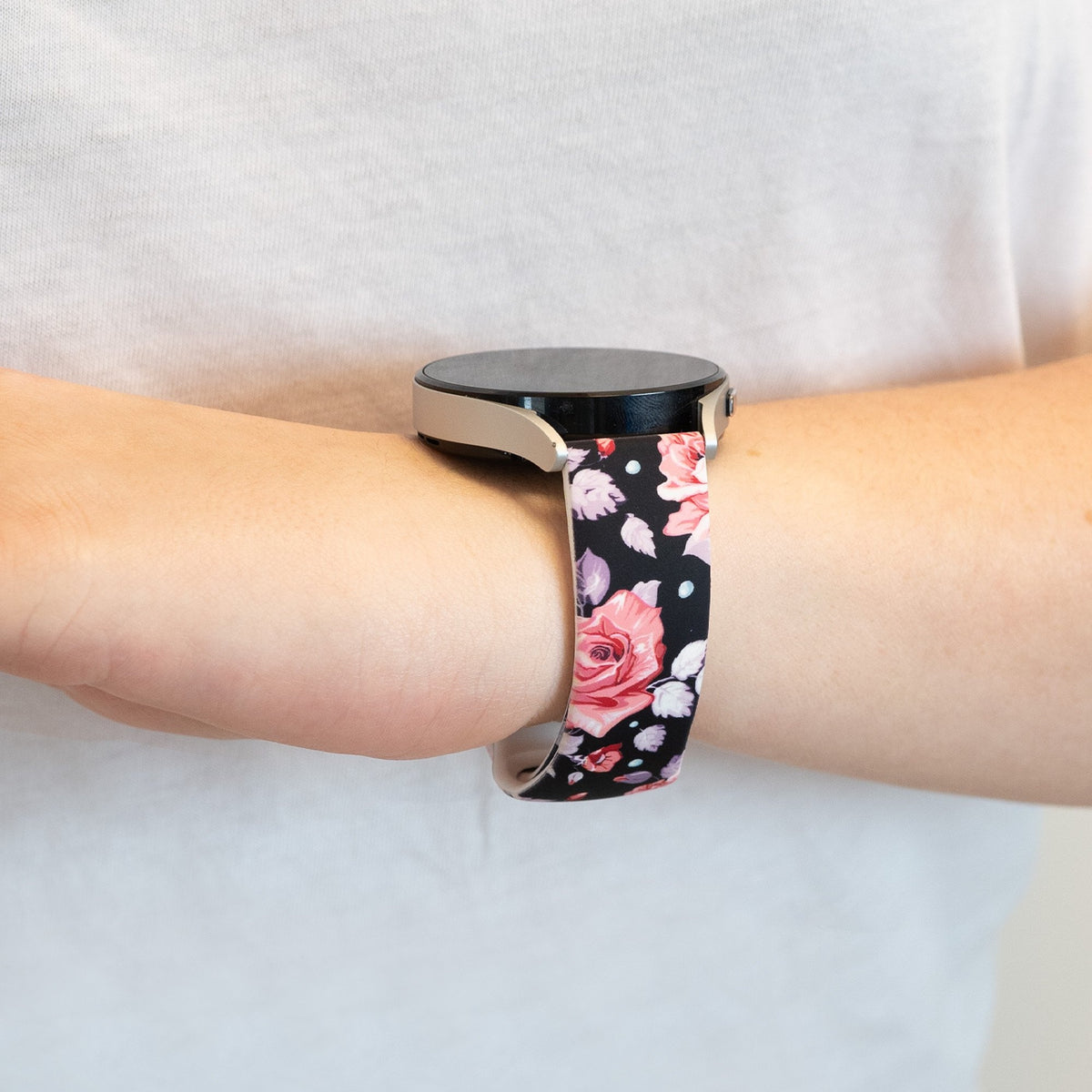 Silicone Patterned Strap, lifestyle photo