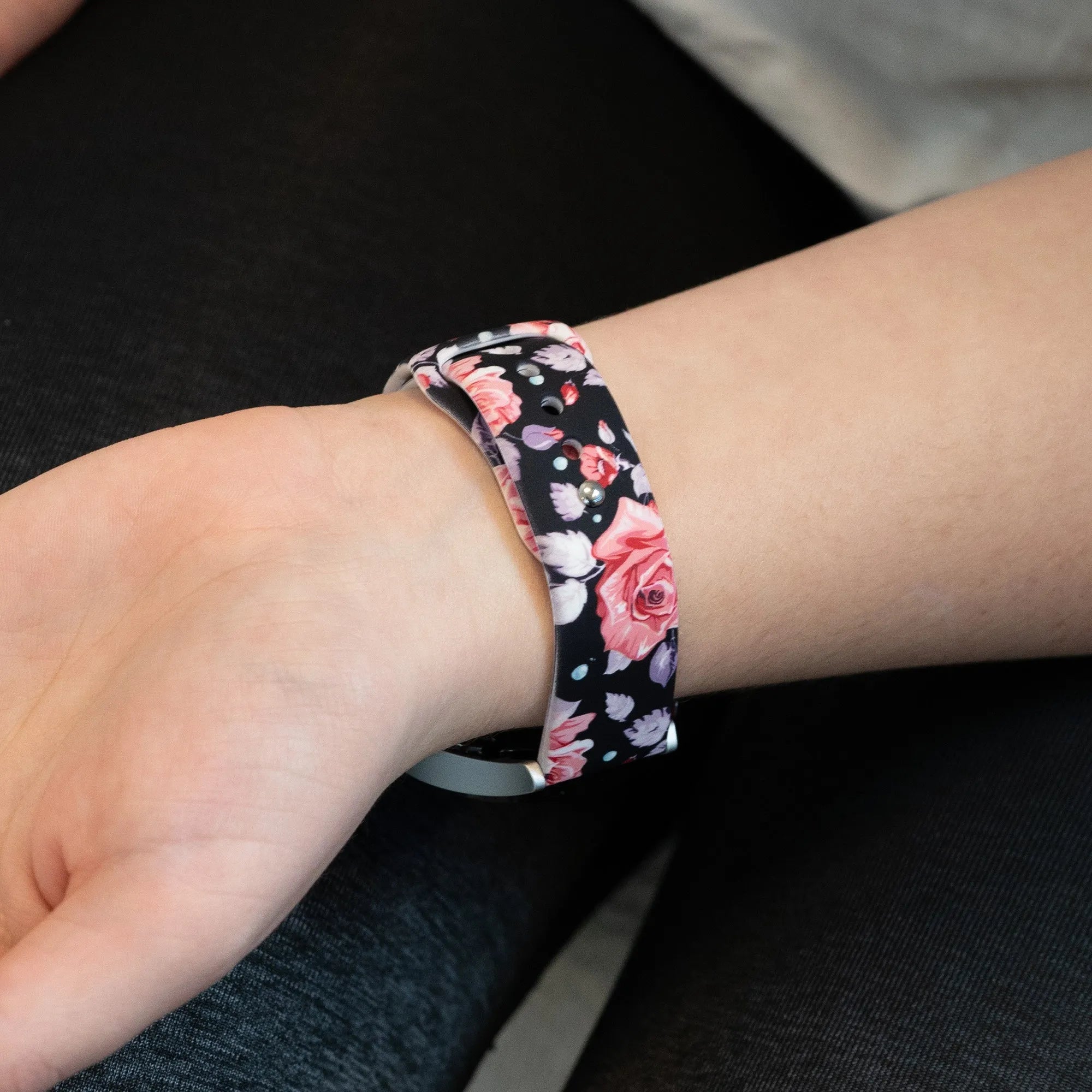 Bandz Actyve Smartwatch 20mm Patterned Strap (Flowers)