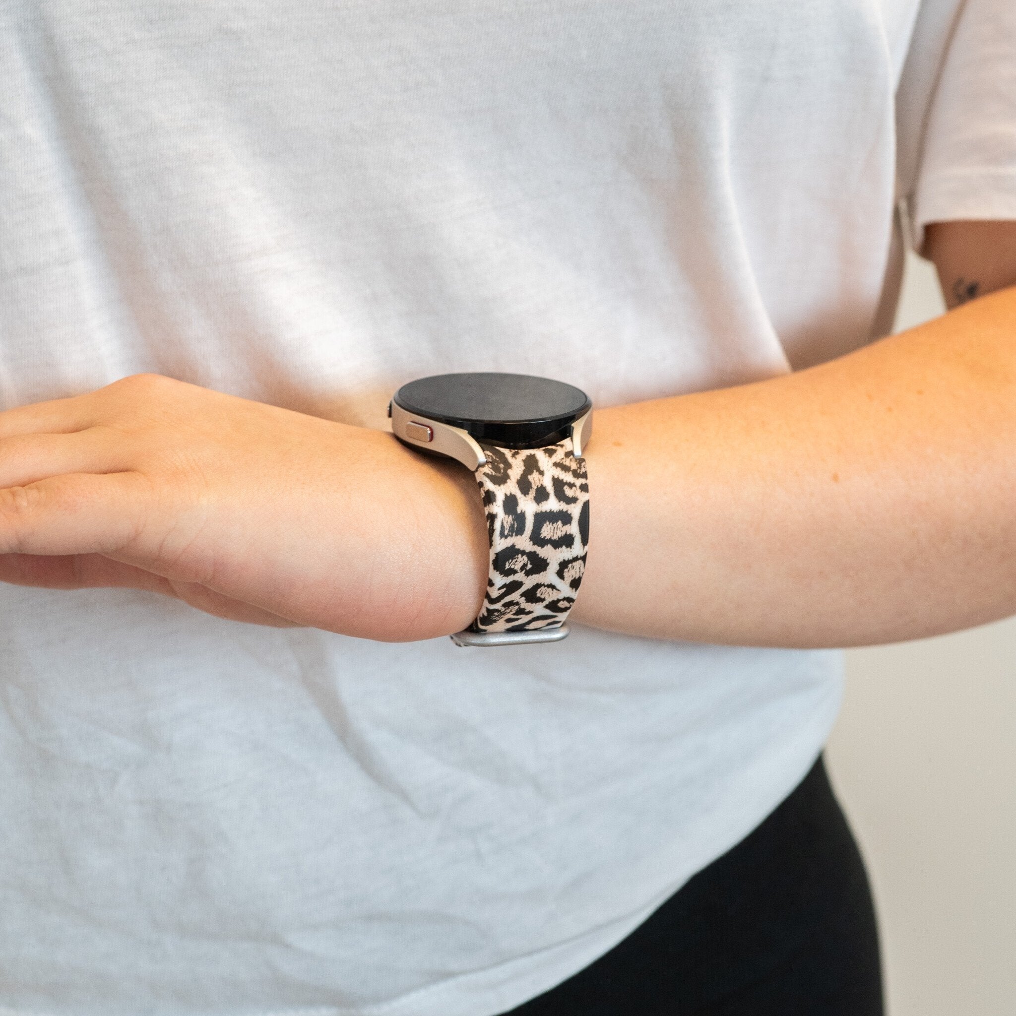 Silicone Patterned Strap, lifestyle photo