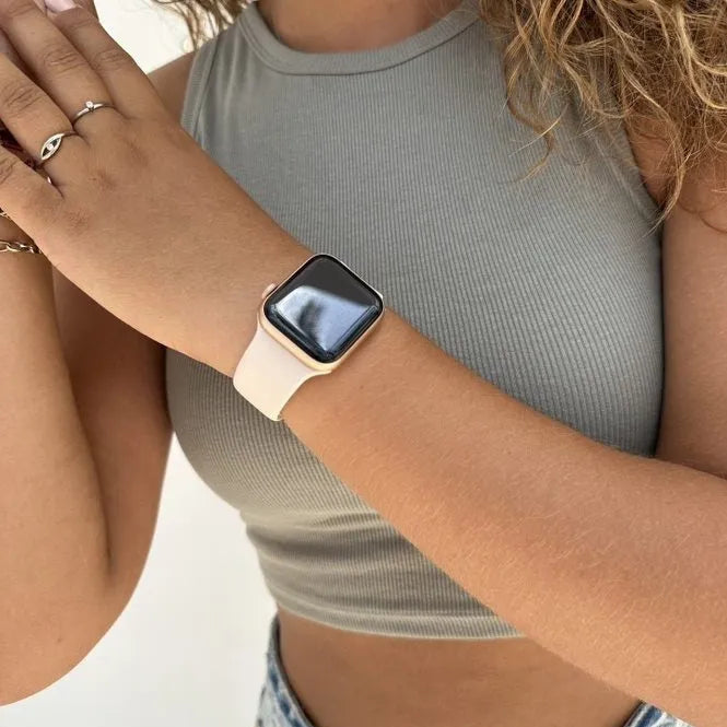 Bracelet silicone xoxo Wildhearts Apple Watch (beige)