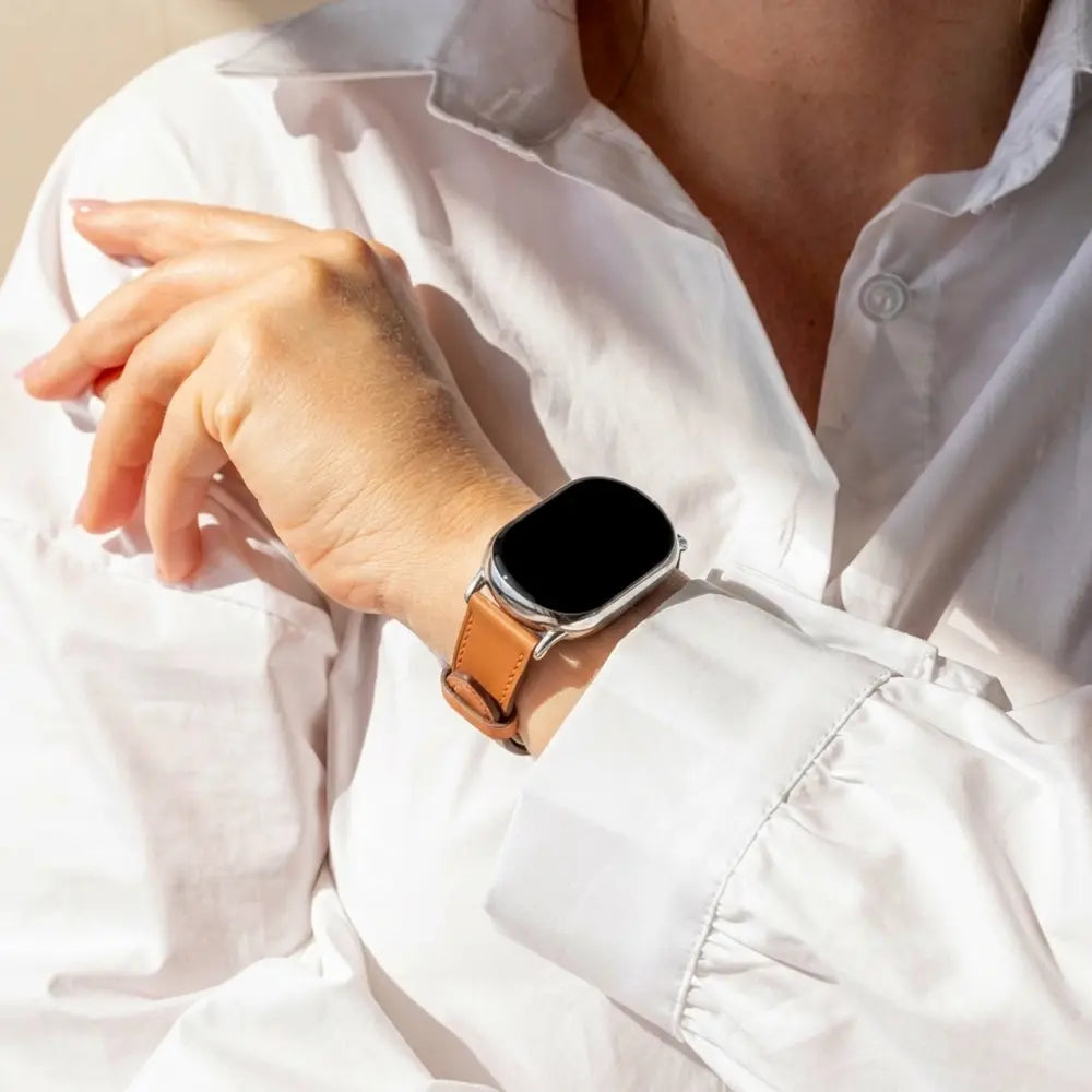 Xiaomi Smart Band 9 leren bandje (bruin)