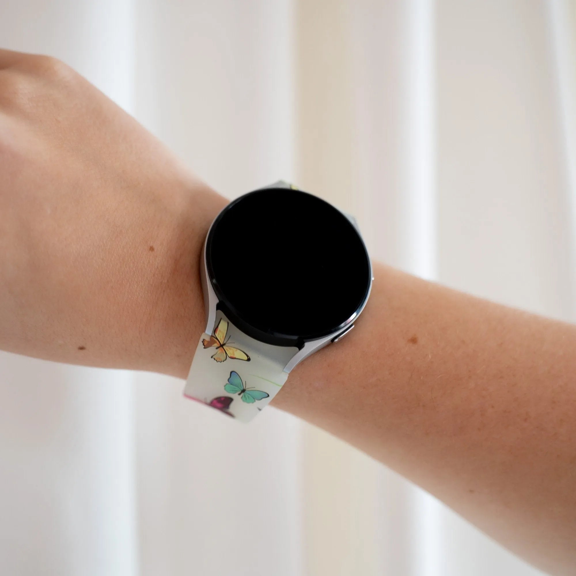 Silicone Magnetic Patterned Strap, lifestyle photo