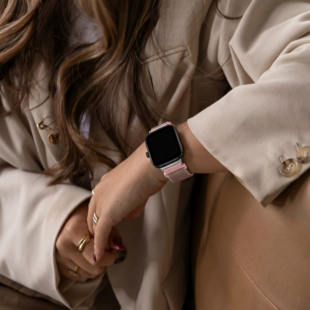 Bracelet nylon Xiaomi Smart Band 10 Pro (rose sable)