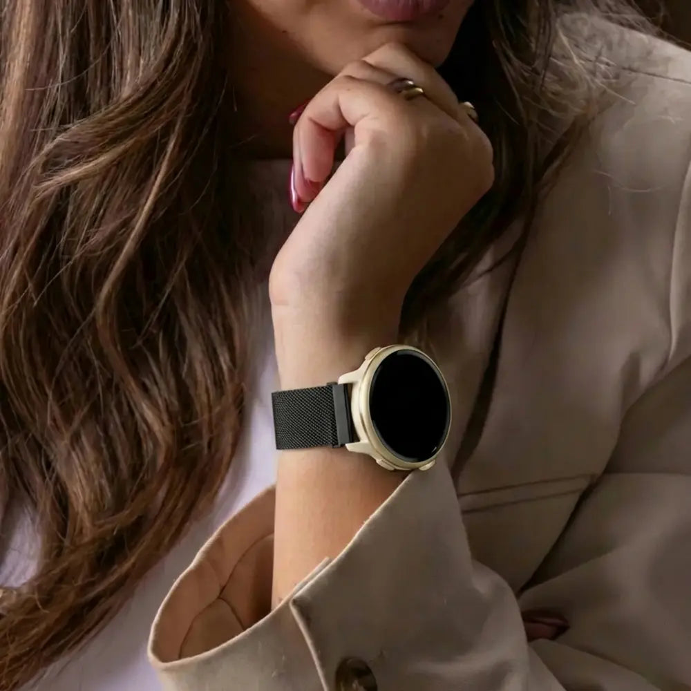 Bracelet milanais Garmin Vivoactive 5 (noir)
