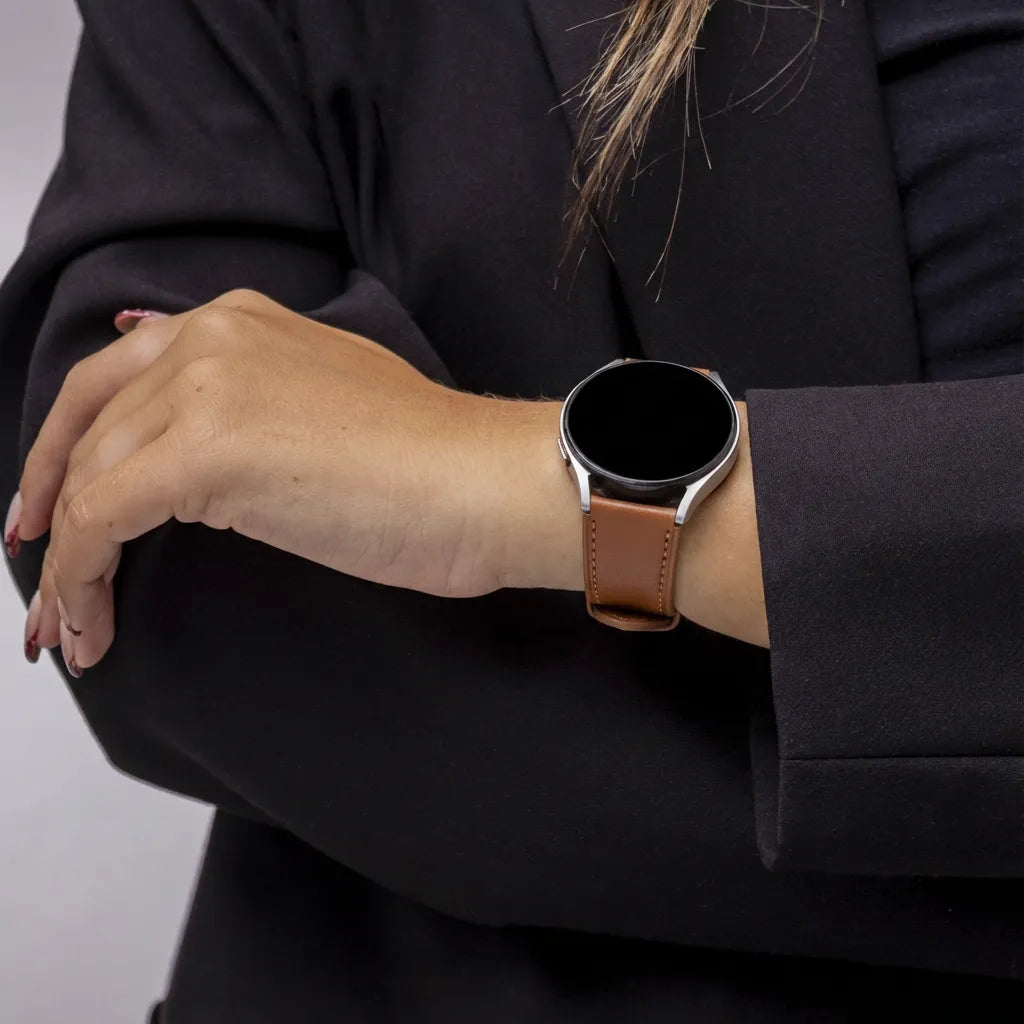 Bracelet cuir moderne Xiaomi Watch 5 (marron)