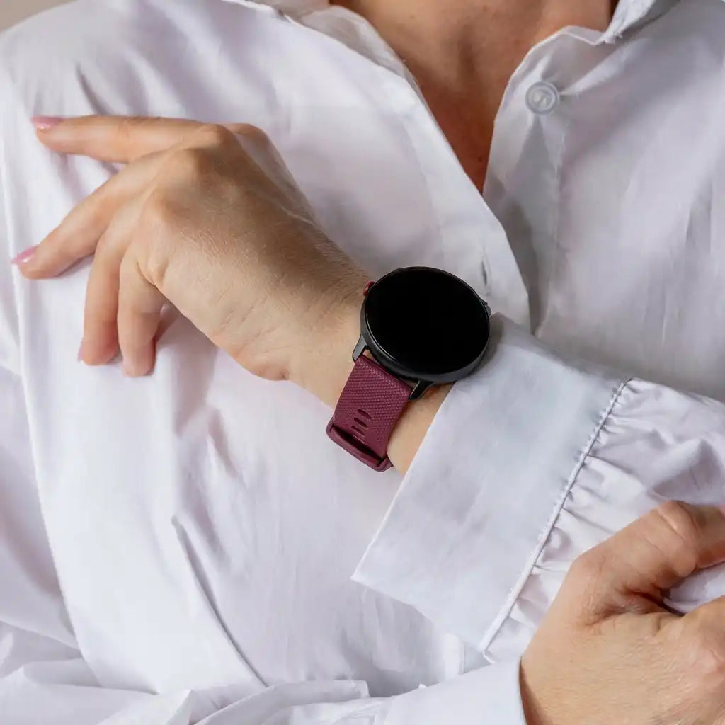 Samsung Gear S3 Premium Silicone Strap (Dark Red)