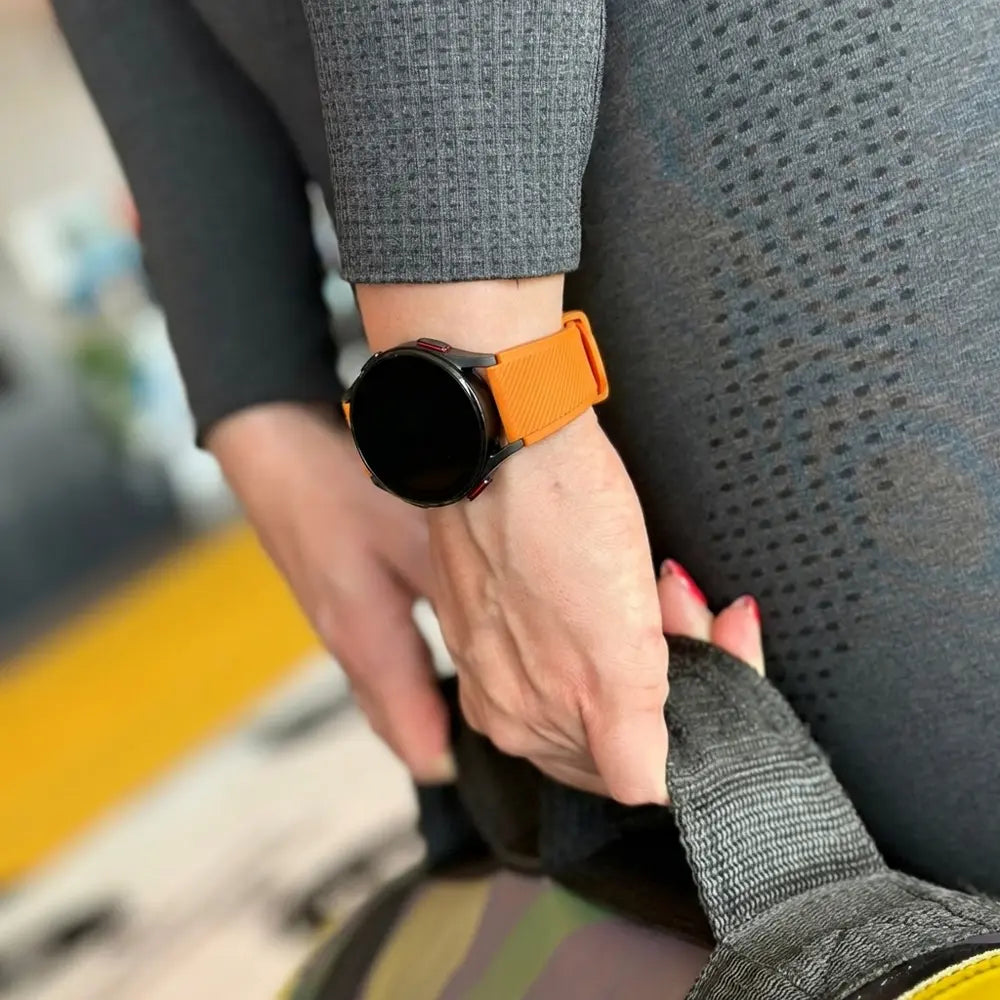 Bracelet silicone Samsung Galaxy Watch 7 - 40mm (orange)