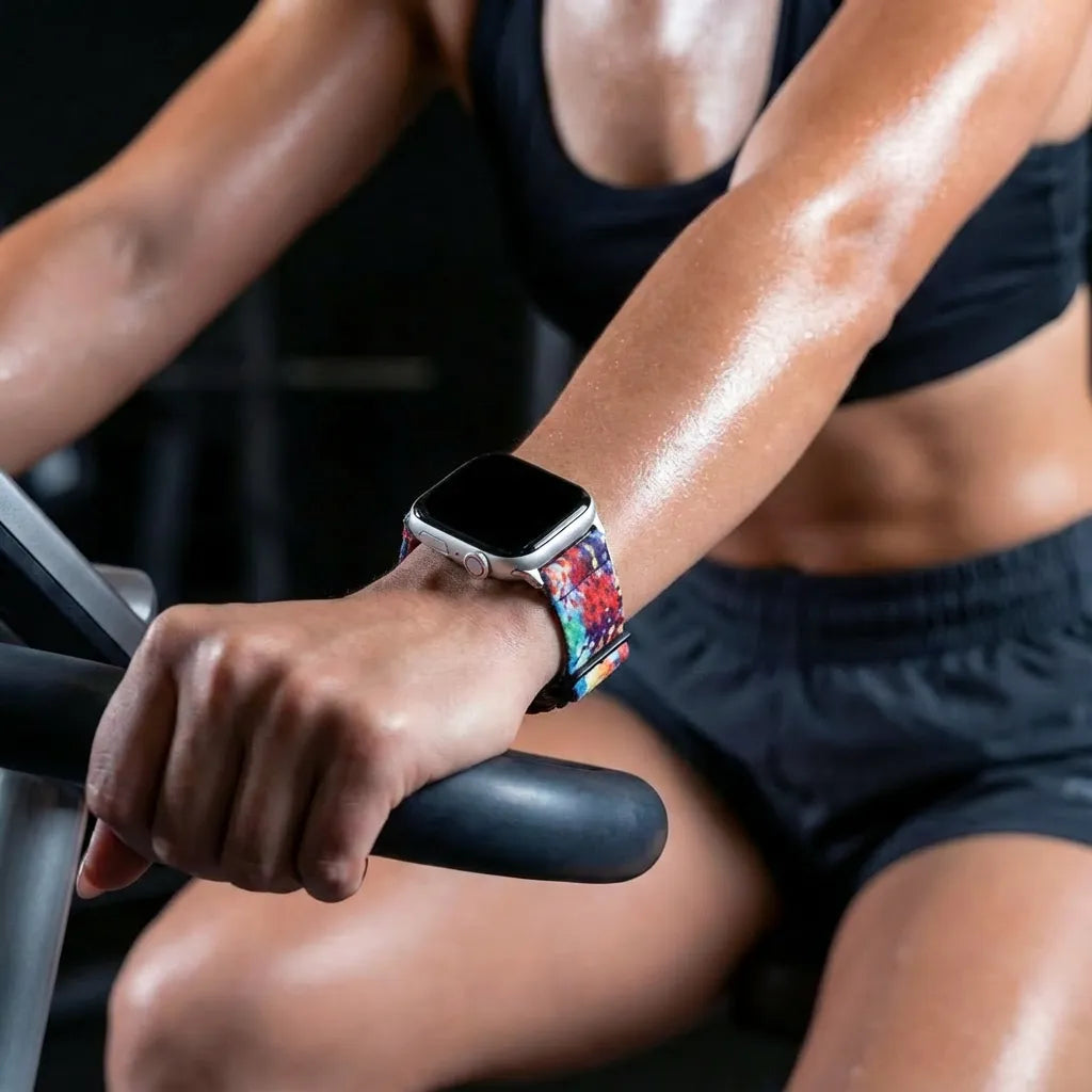 Bracelet élastique Apple Watch (colorée)