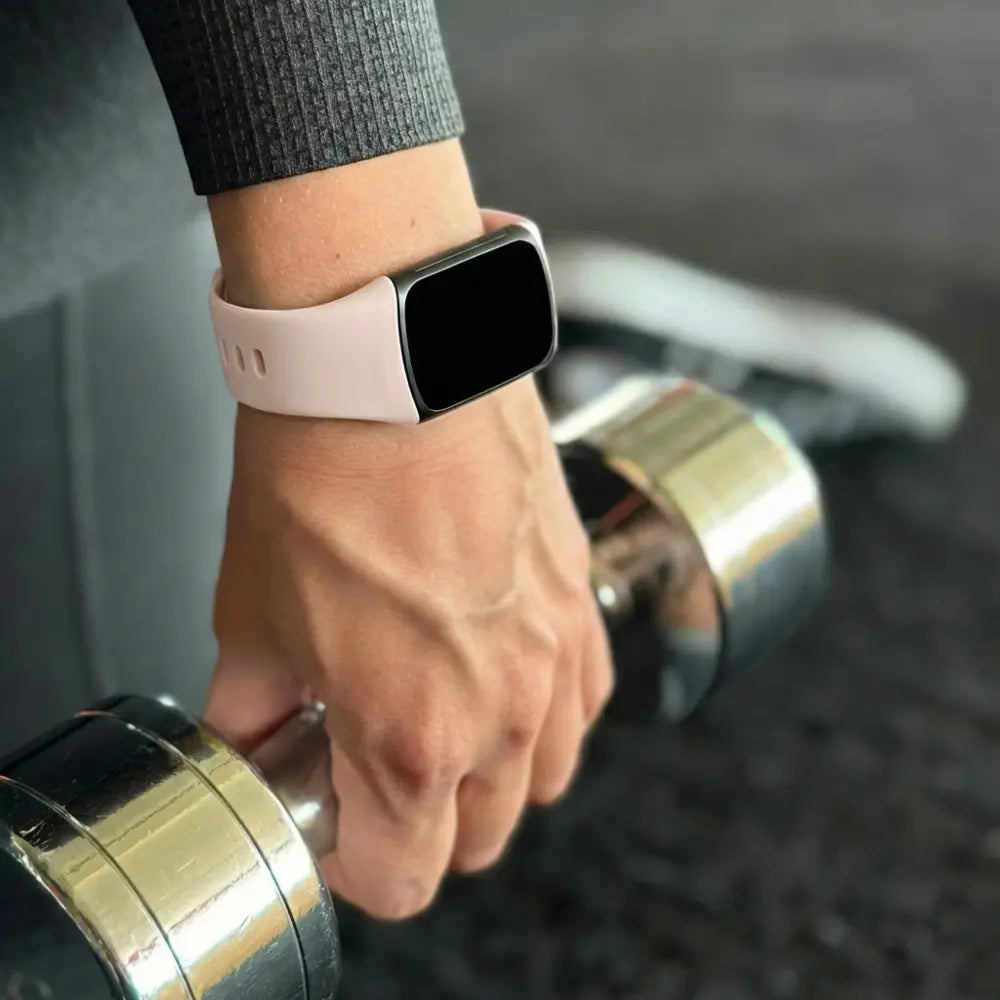 Bracelet silicone Fitbit Charge 5 (rose clair)
