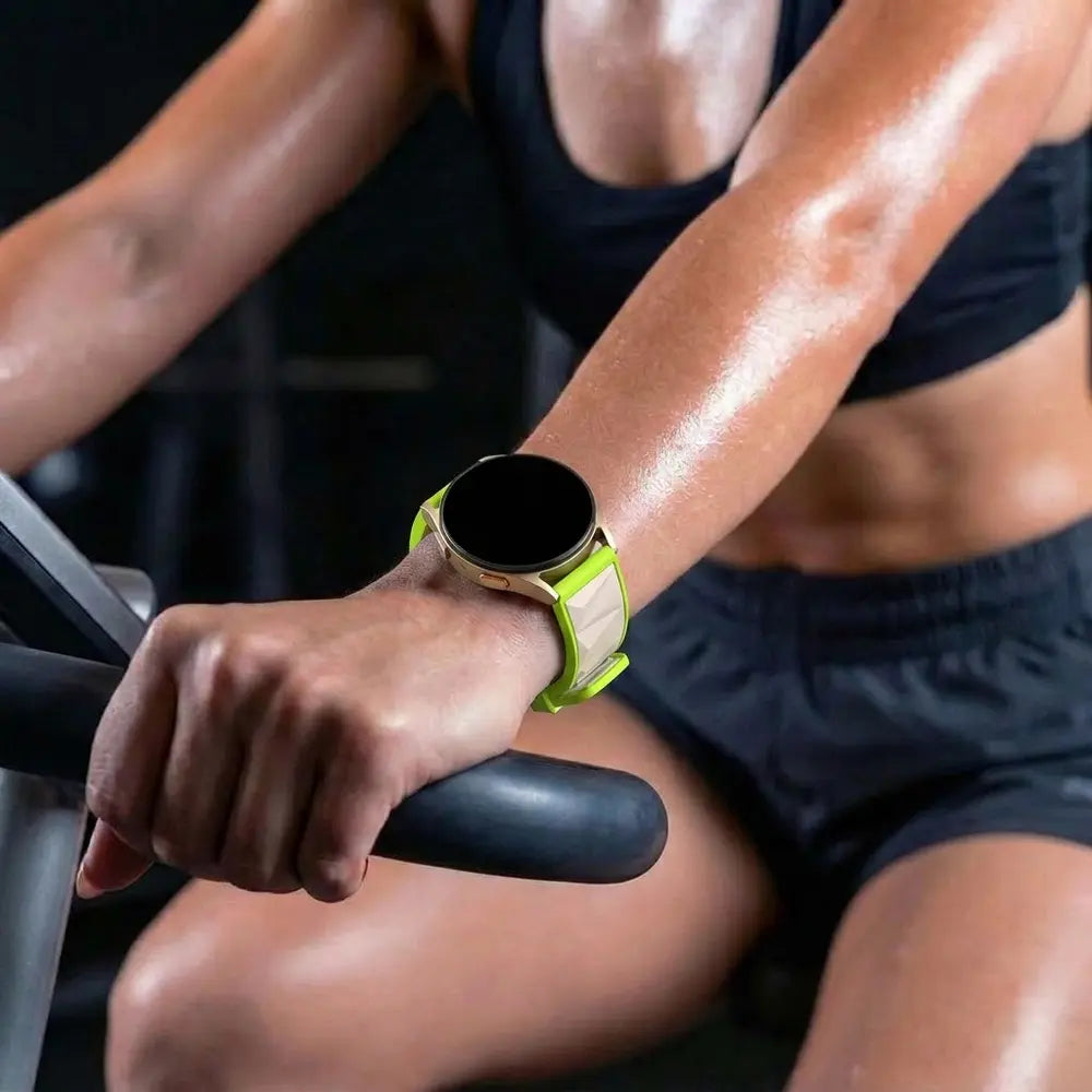 Bracelet sport diamond Huawei Watch GT 6 Pro (lumière stellaire/lime)
