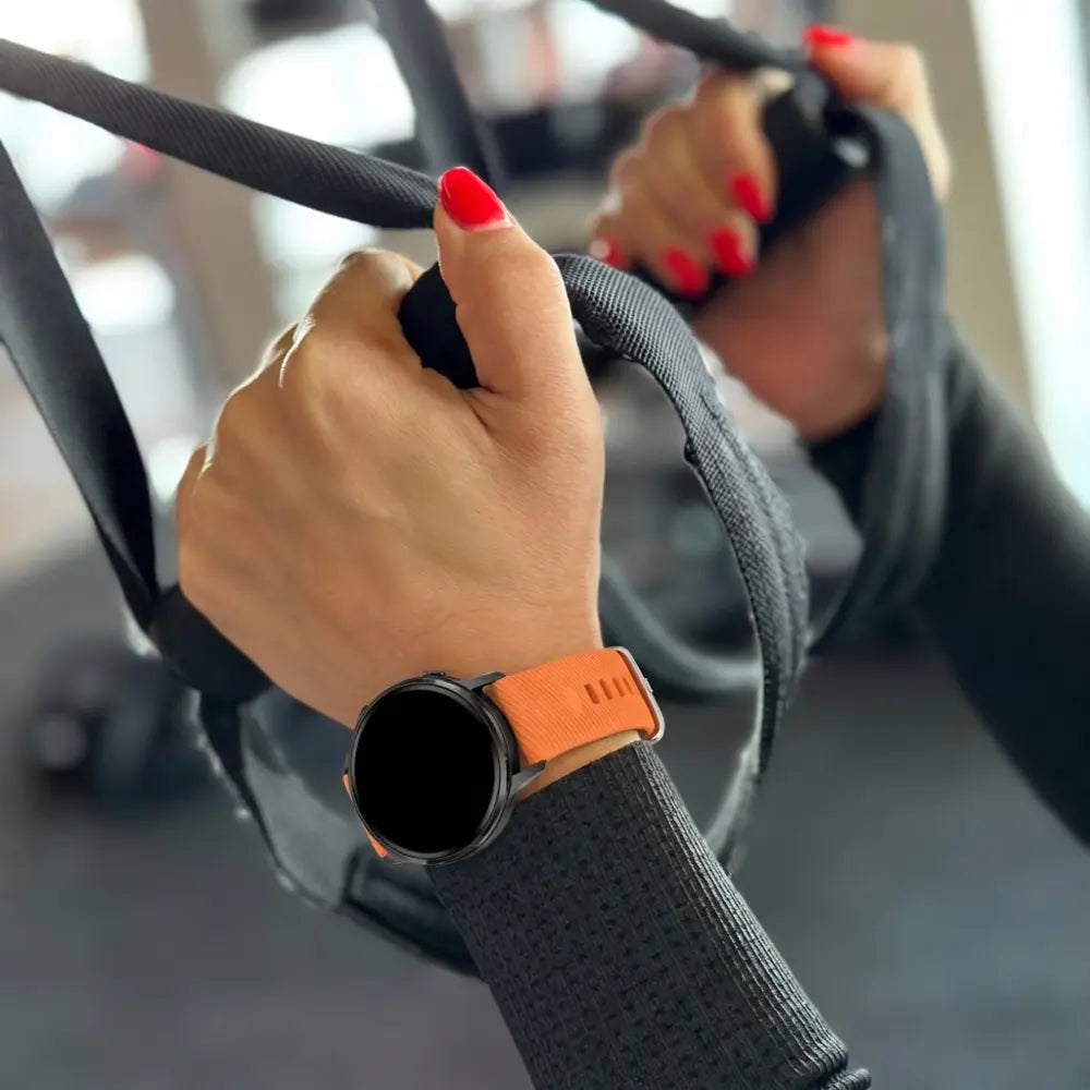 Bandz Bracelet silicone 'Deluxe' Garmin Vivomove 3s (orange)