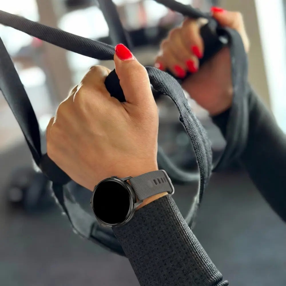 Bandz Garmin Venu 4 - 41mm Silicone Strap 'Deluxe' (Dark Grey)