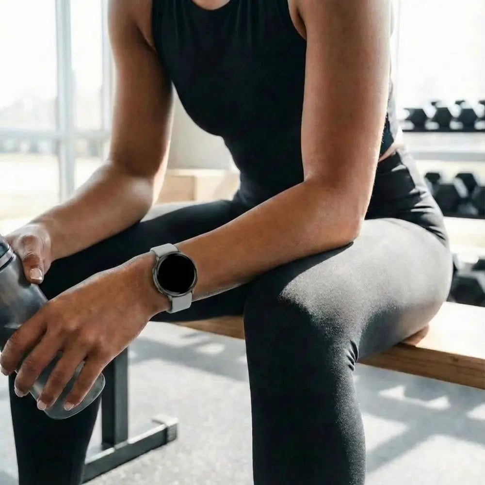Bandz Bracelet sport 'Deluxe' Garmin Vivomove Style (gris)