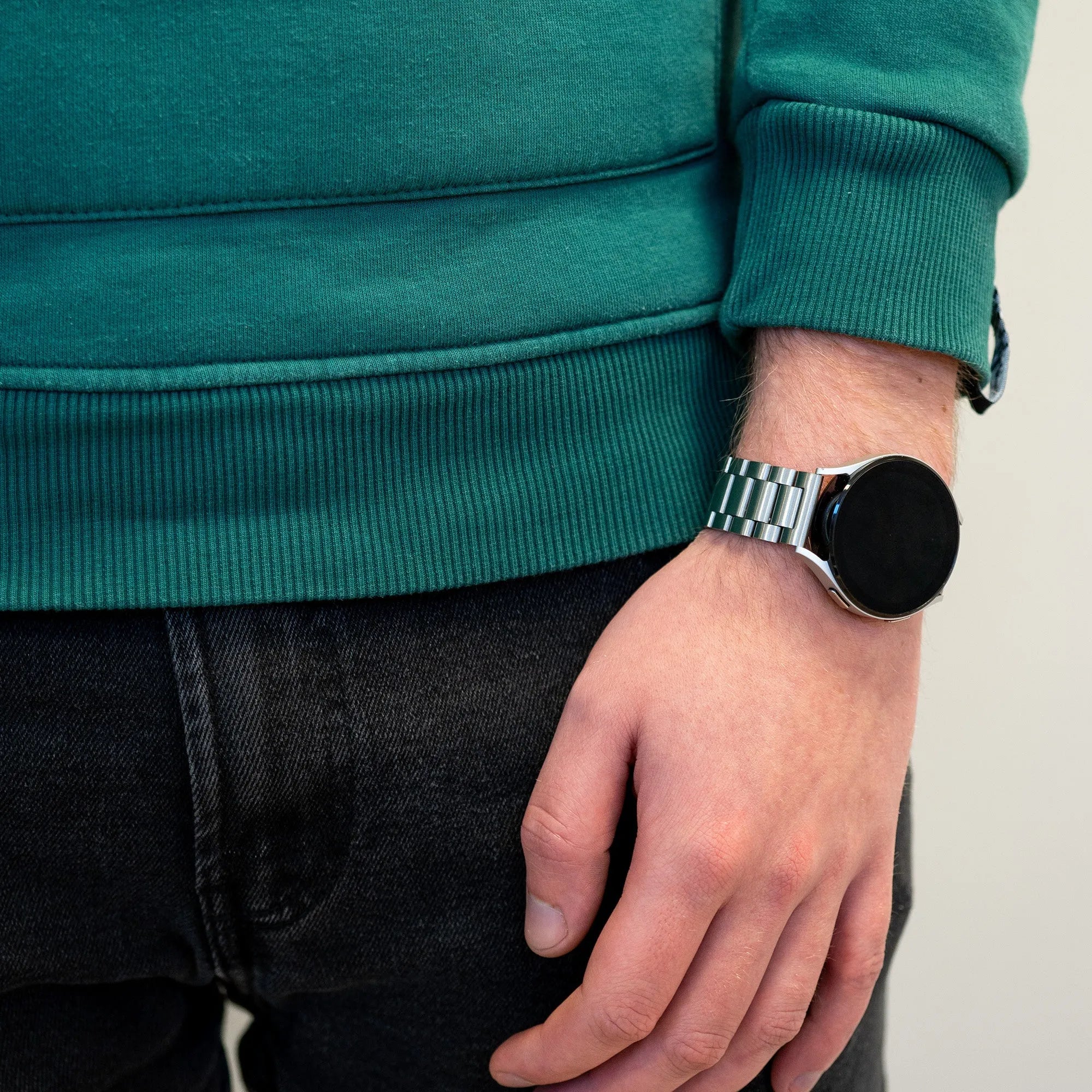 Bandz Bracelet acier "Classic" Polar Ignite (argent)
